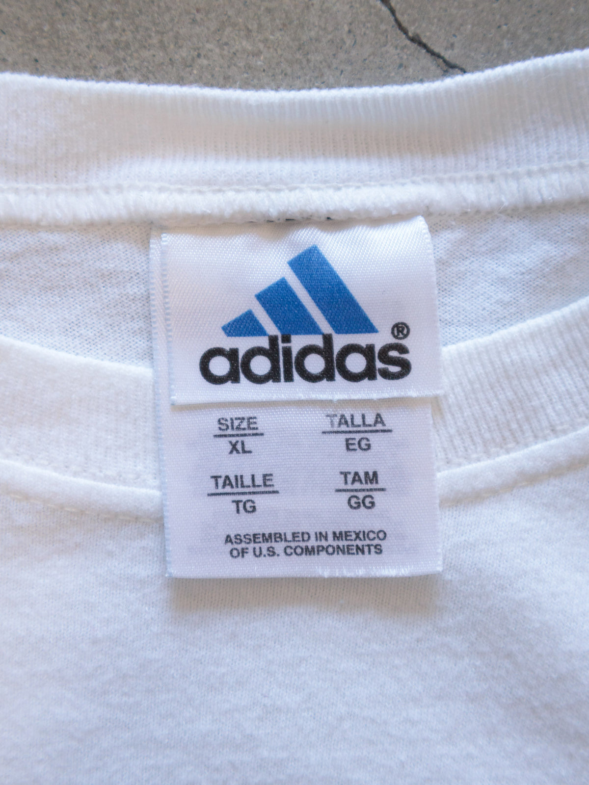 Vintage 00s White Adidas Tank (XL)