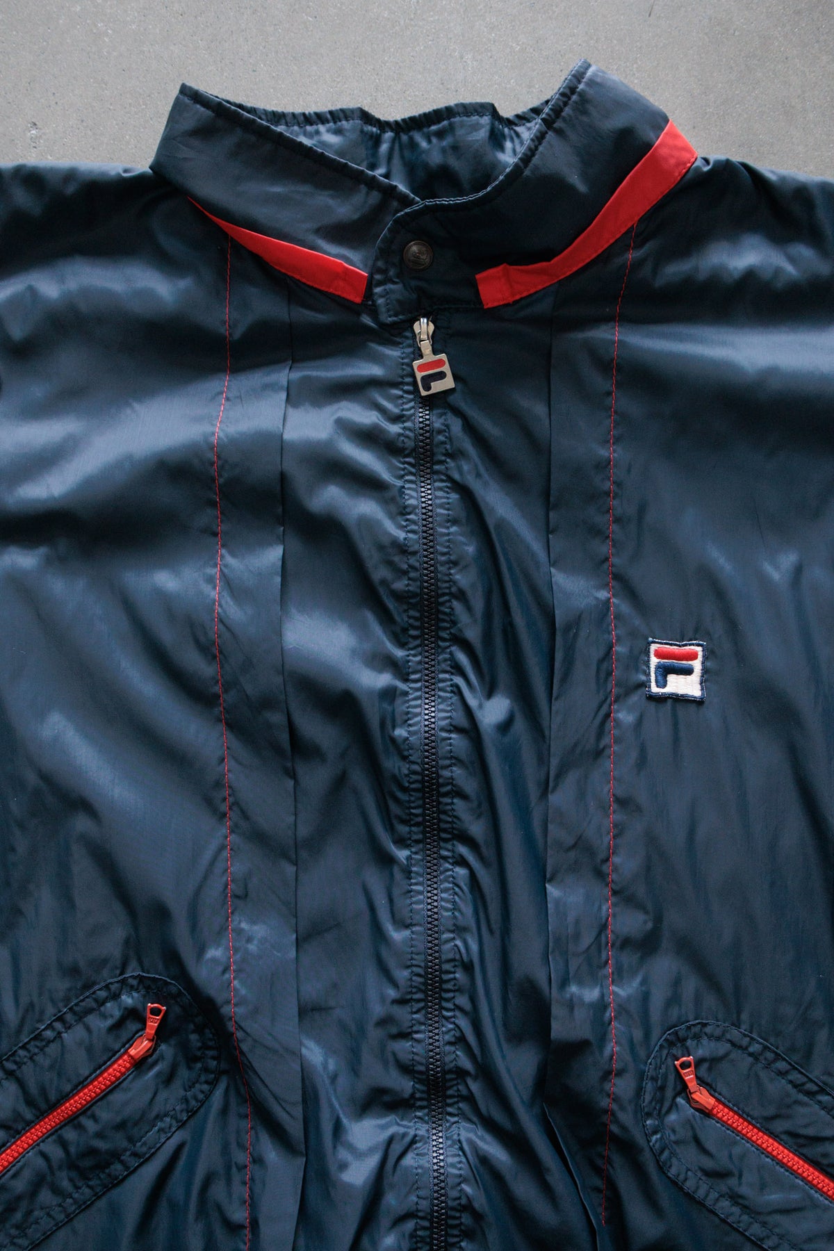 Vintage 90s Navy Fila Vest (L)