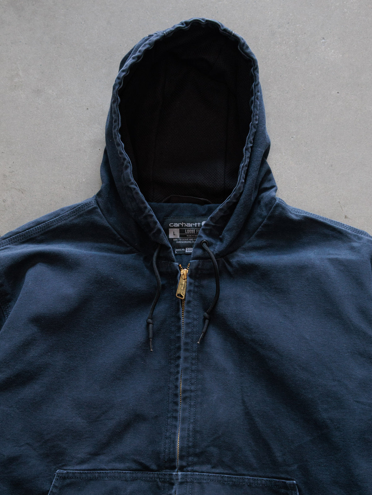 Vintage Navy Carhartt Active Jacket (L)
