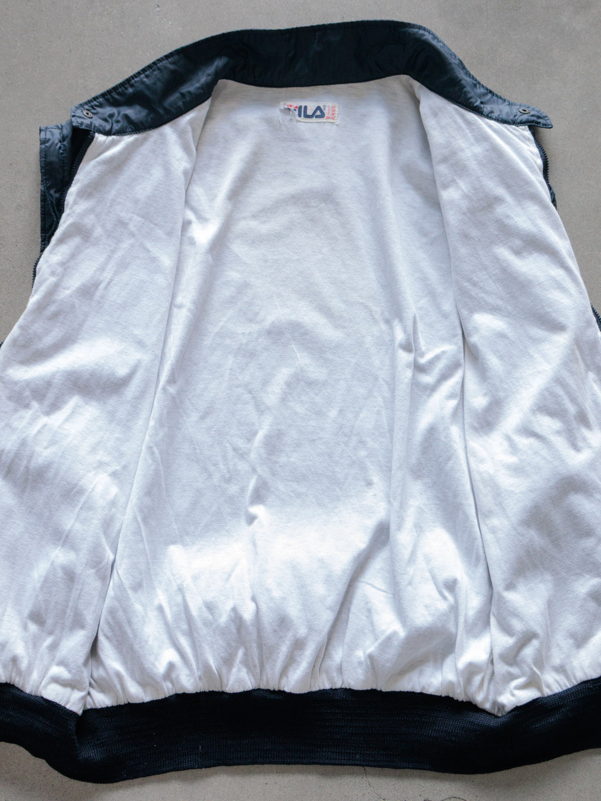 Vintage 90s Navy Fila Vest (L)