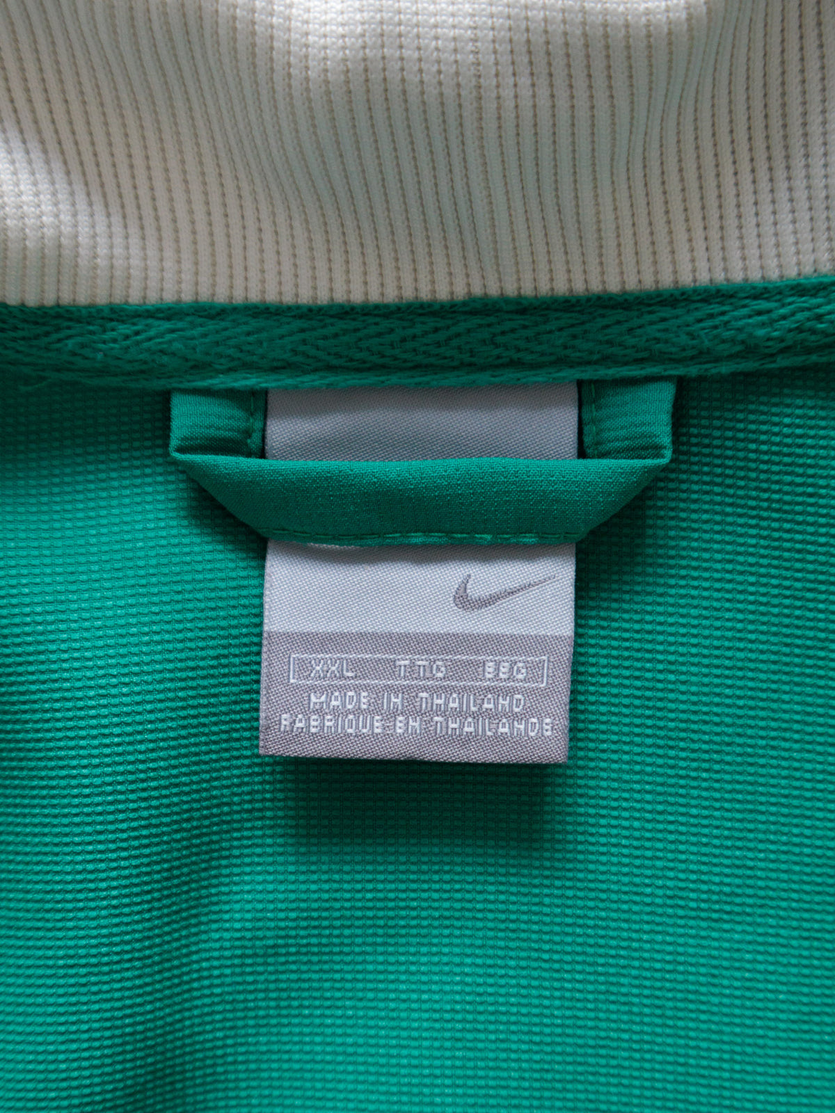 Vintage 00s Green Nike Colourblock Windbreaker (2XL)