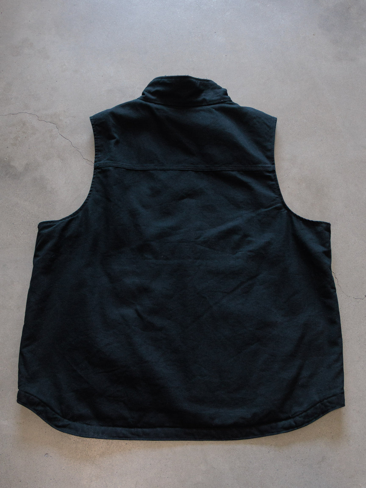 Vintage Black Carhartt DMH Technologies Sherpa-Lined Vest (XL)