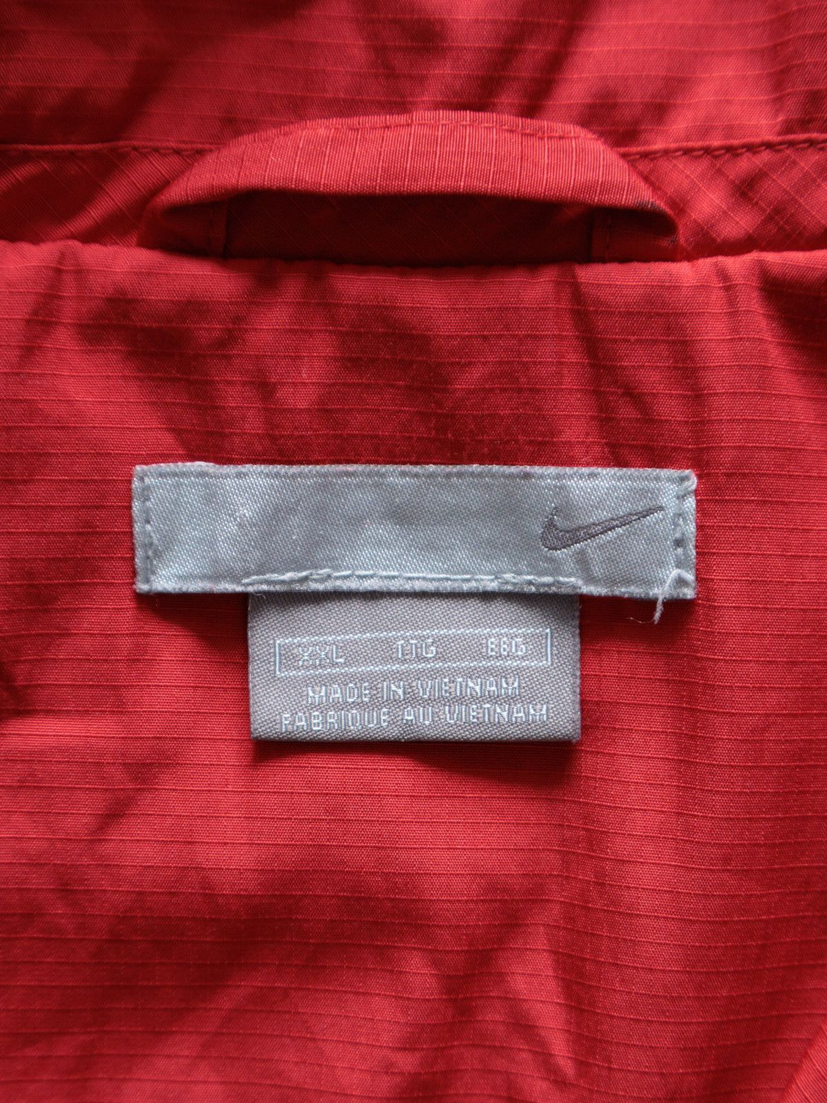 Vintage 00s Red Nike Colourblock Windbreaker (XL)