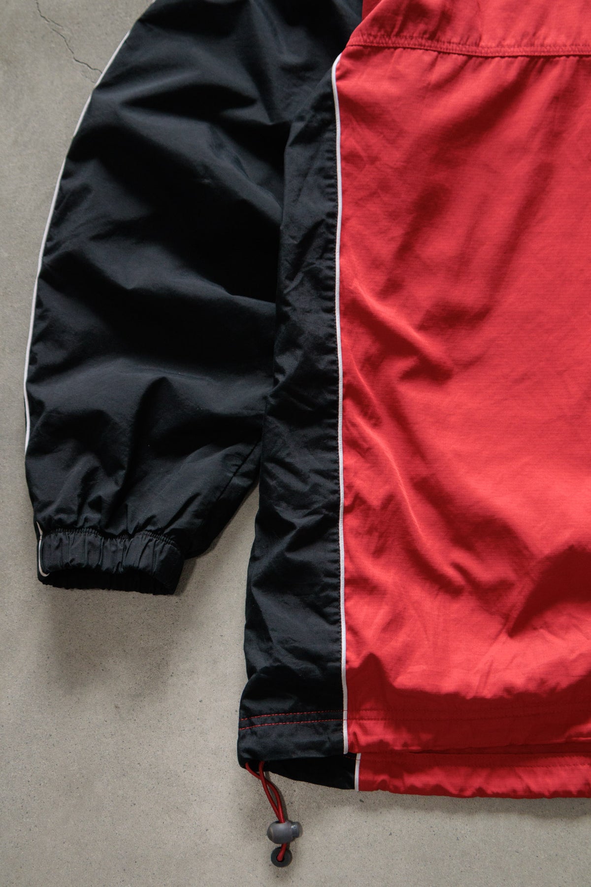 Vintage 00s Red Nike Colourblock Windbreaker (XL)