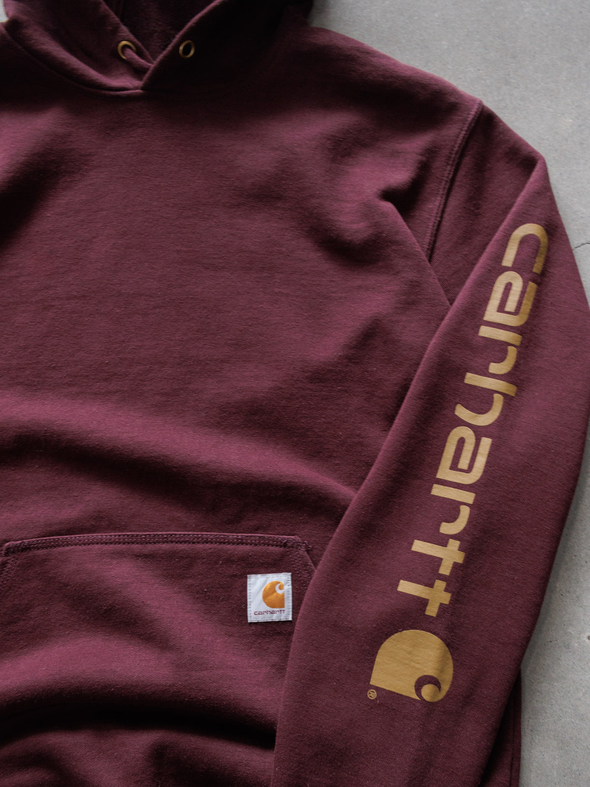 Vintage Red Carhartt Hoodie (S)