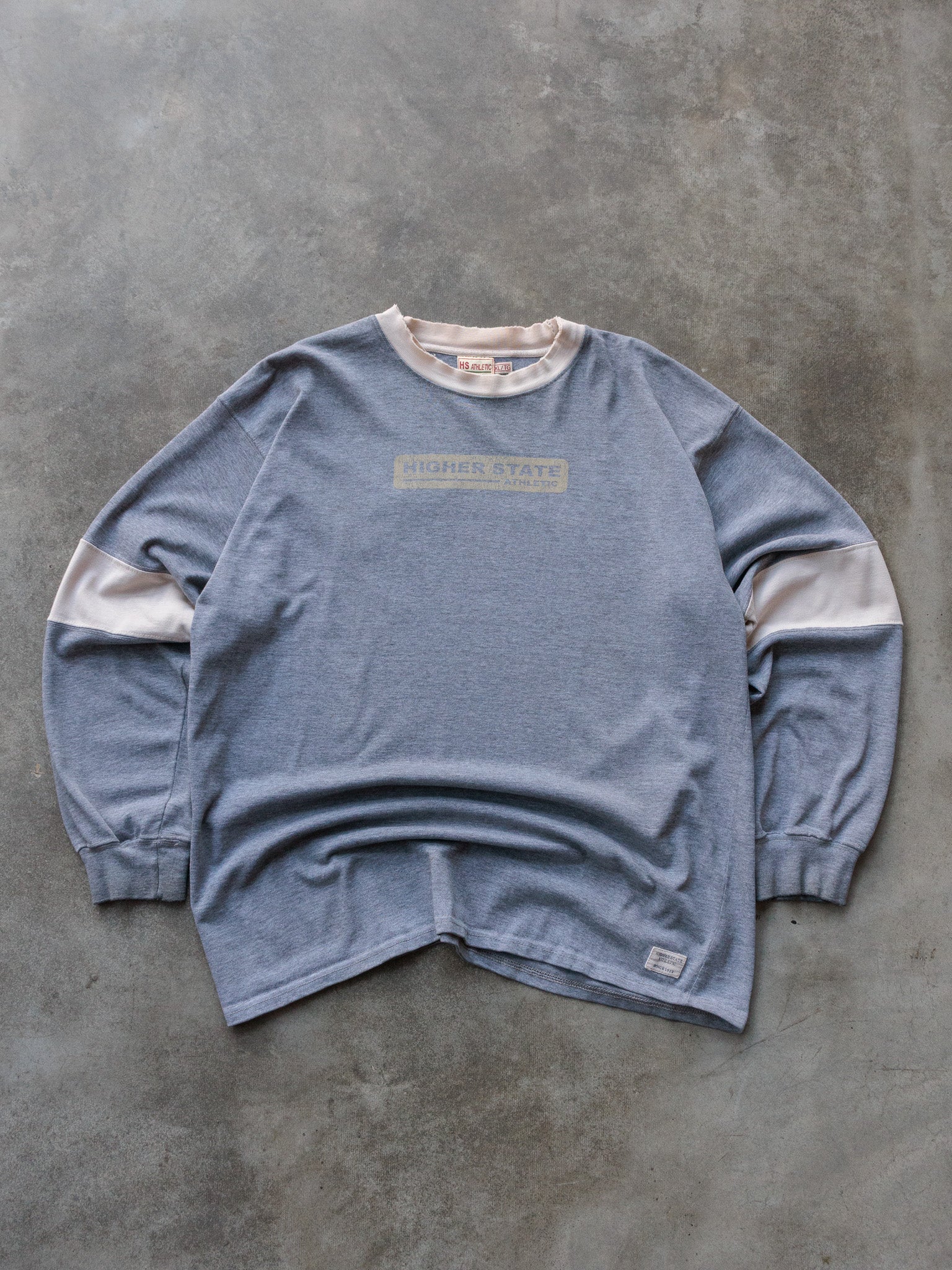 Vintage Grey Higher State Athletic Long Sleeve Tee (XL)