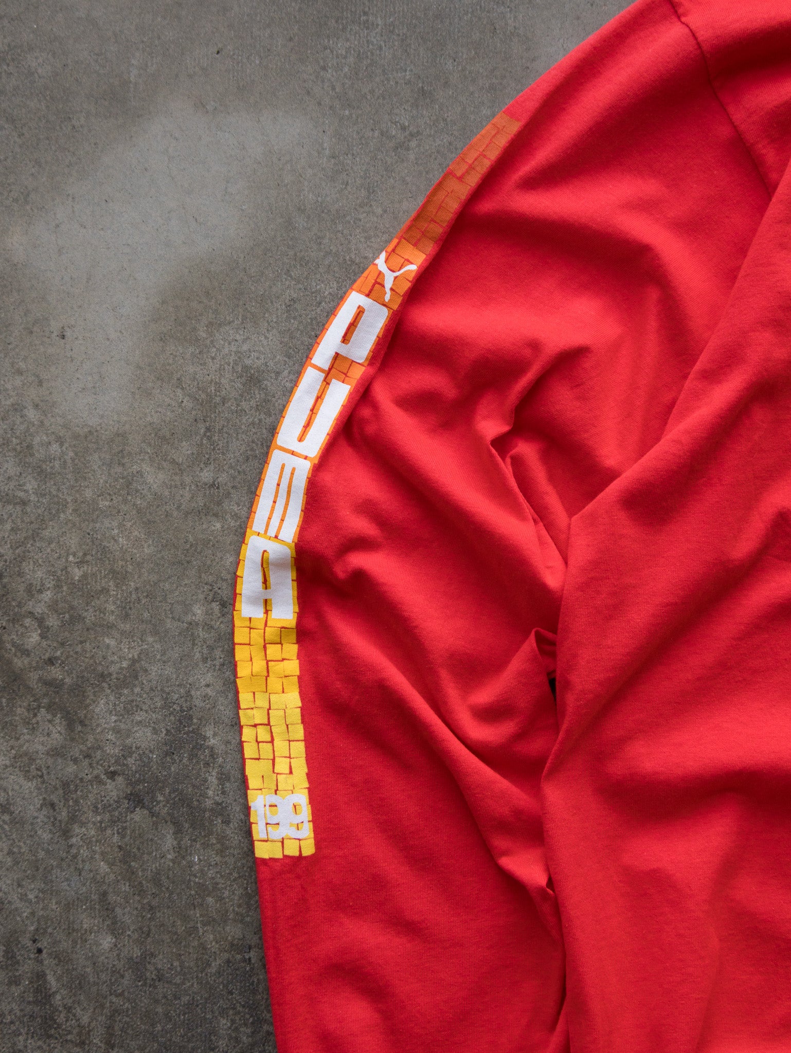 Vintage Red Puma Motocross Long Sleeve (2XL)
