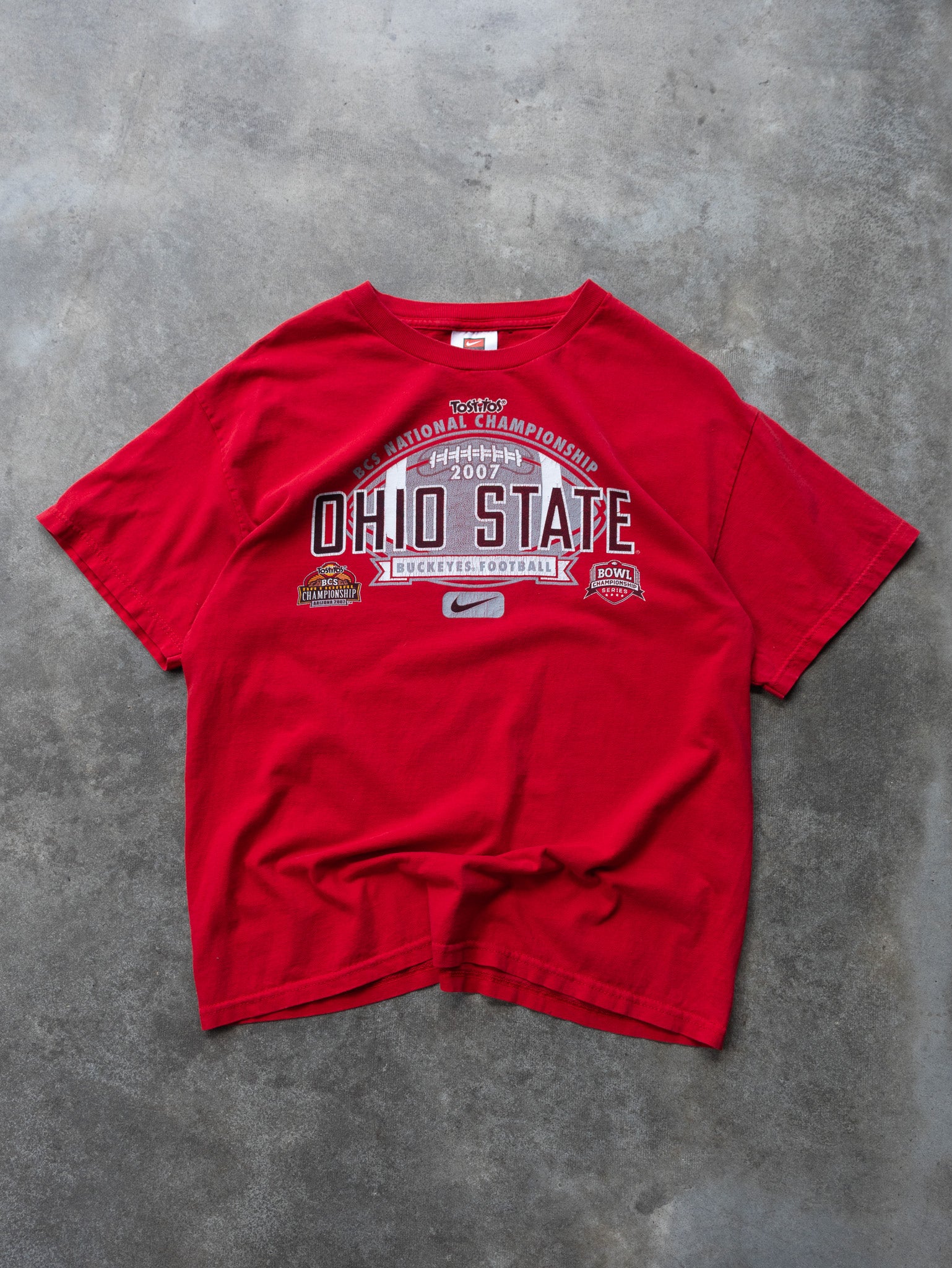 Vintage 2007 Nike Ohio State Buckeyes Championship Tee (L)