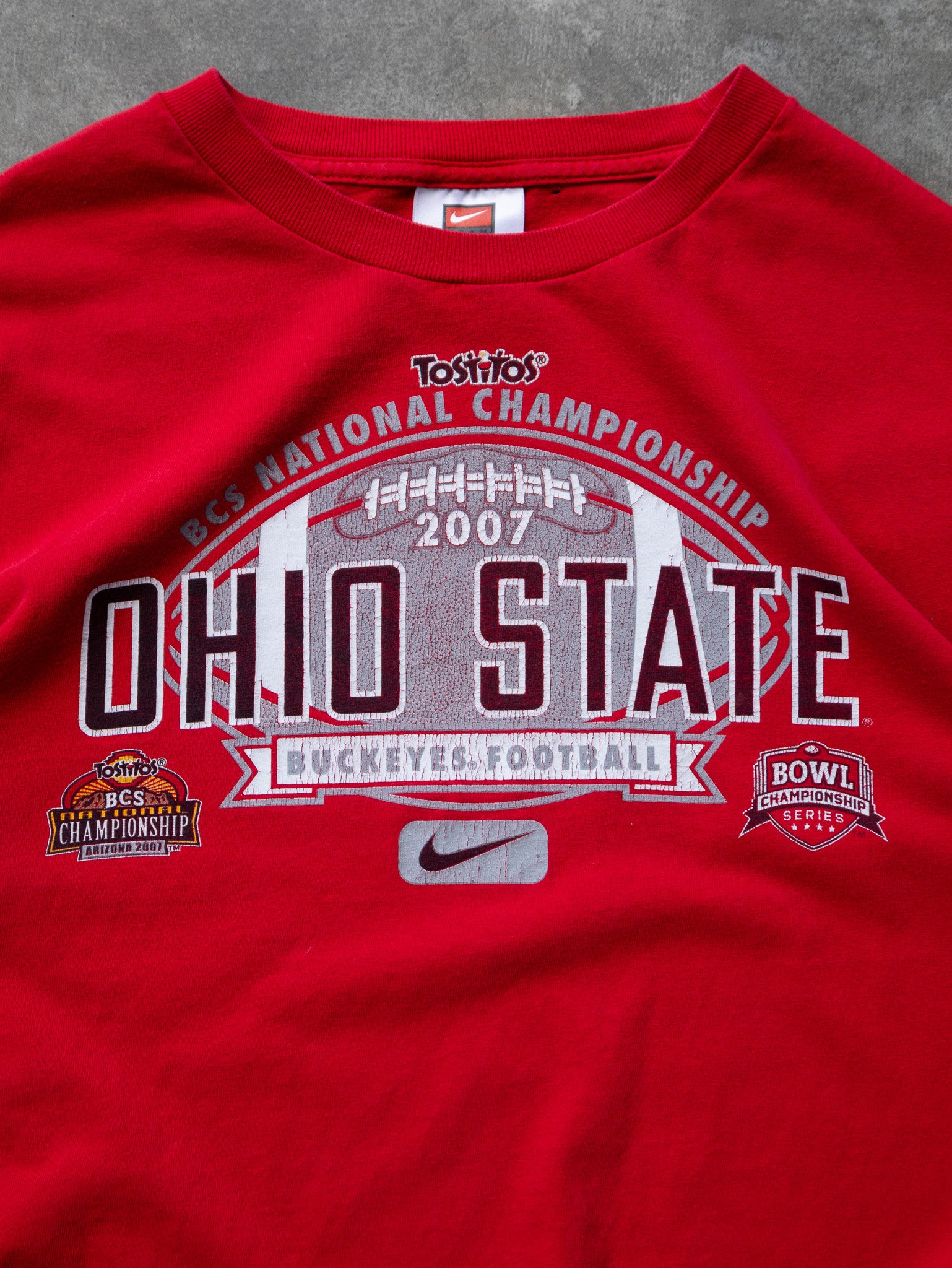 Vintage 2007 Nike Ohio State Buckeyes Championship Tee (L)