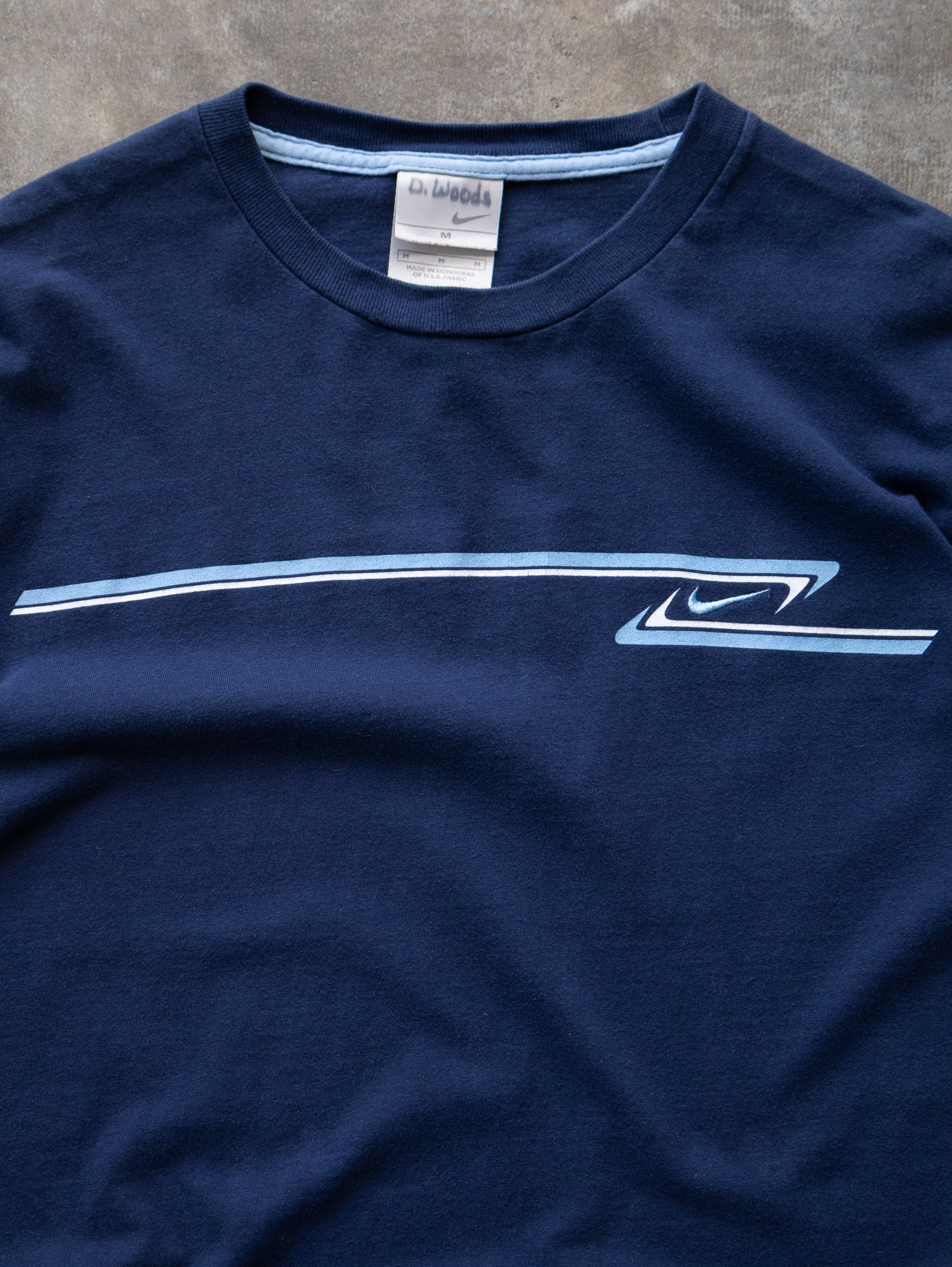 Vintage 00s Navy Nike Graphic Tee (M)