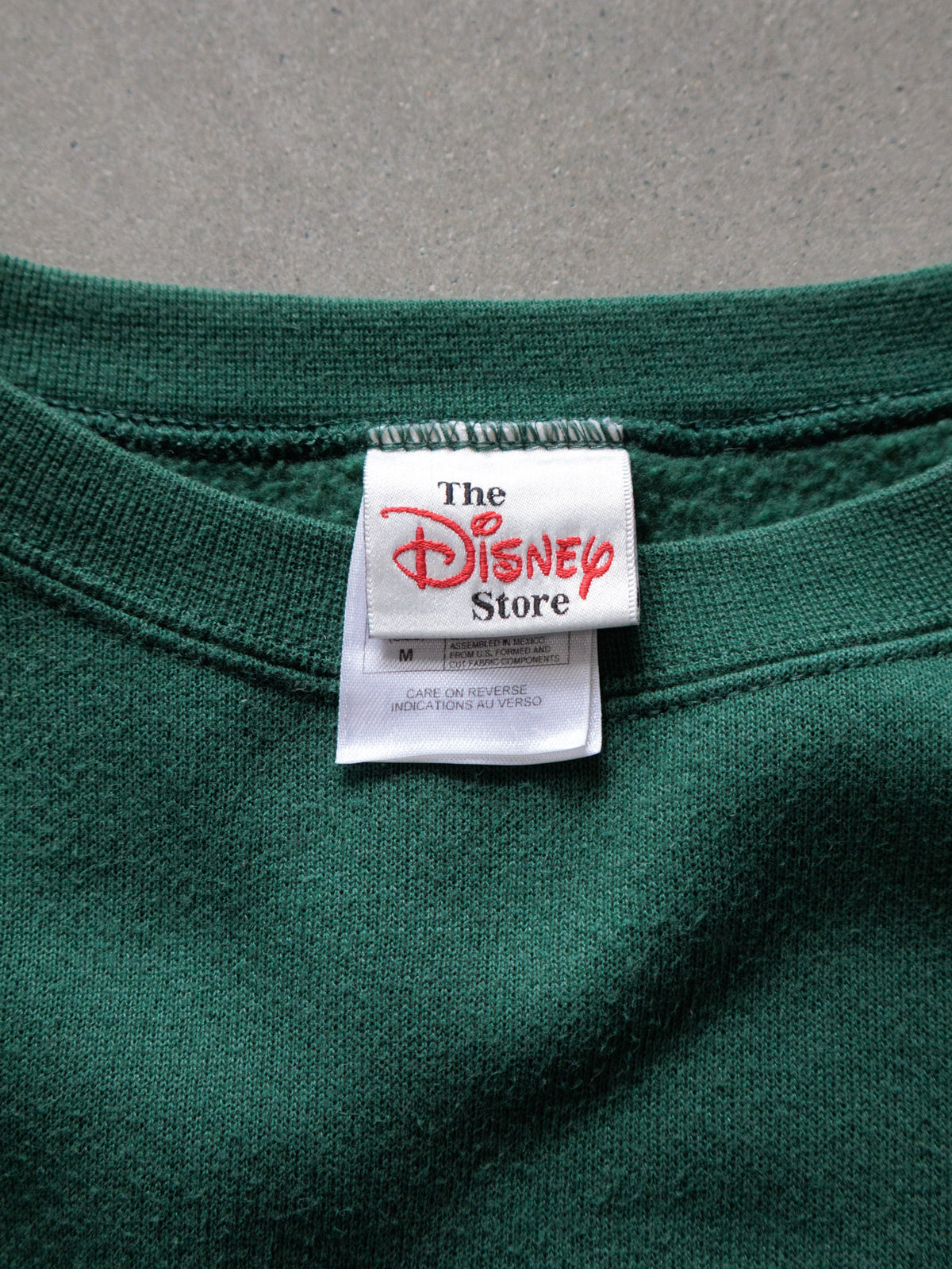 Vintage 90s Green Disney Mickey Mouse '28 Sweatshirt (M)