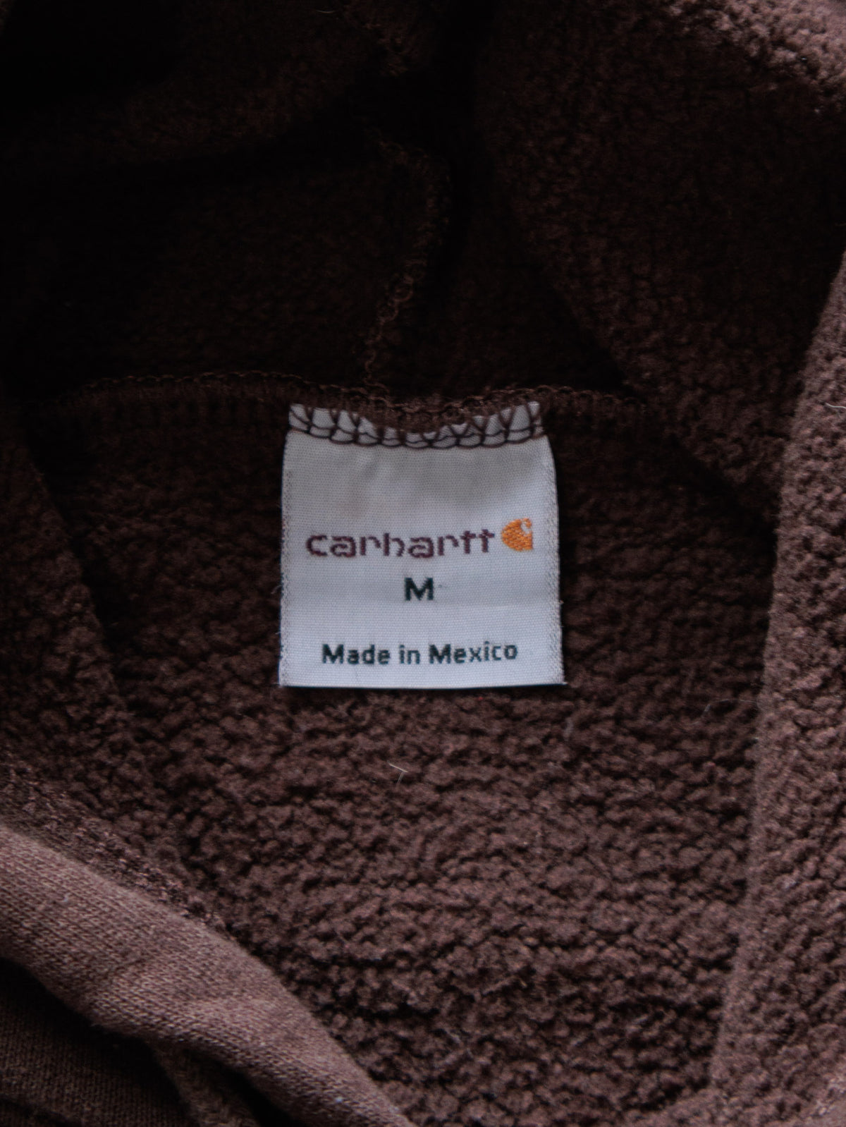 Vintage Brown Carhartt Hoodie (M)