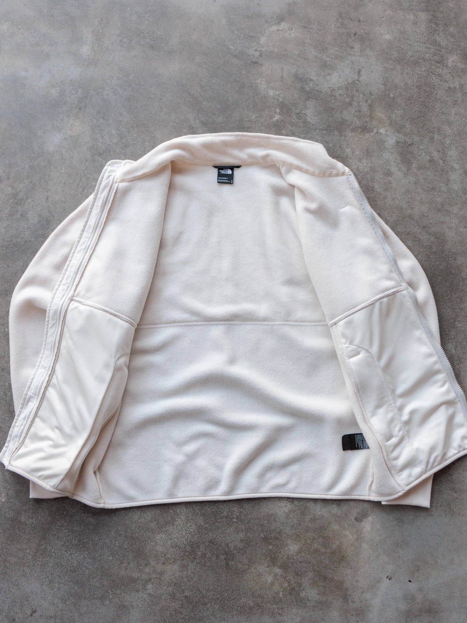 Vintage White The North Face Denali Fleece Jacket (M)