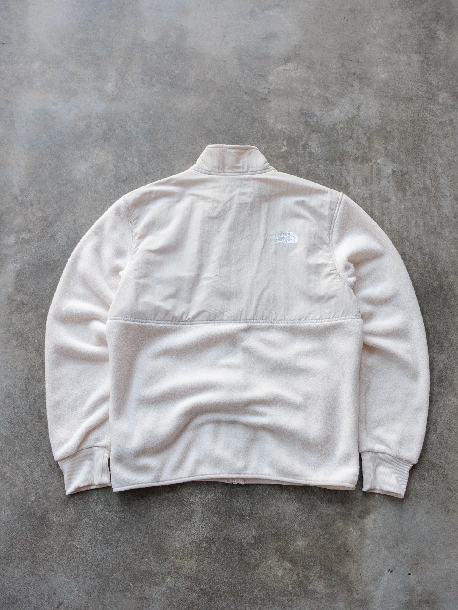 Vintage White The North Face Denali Fleece Jacket (M)