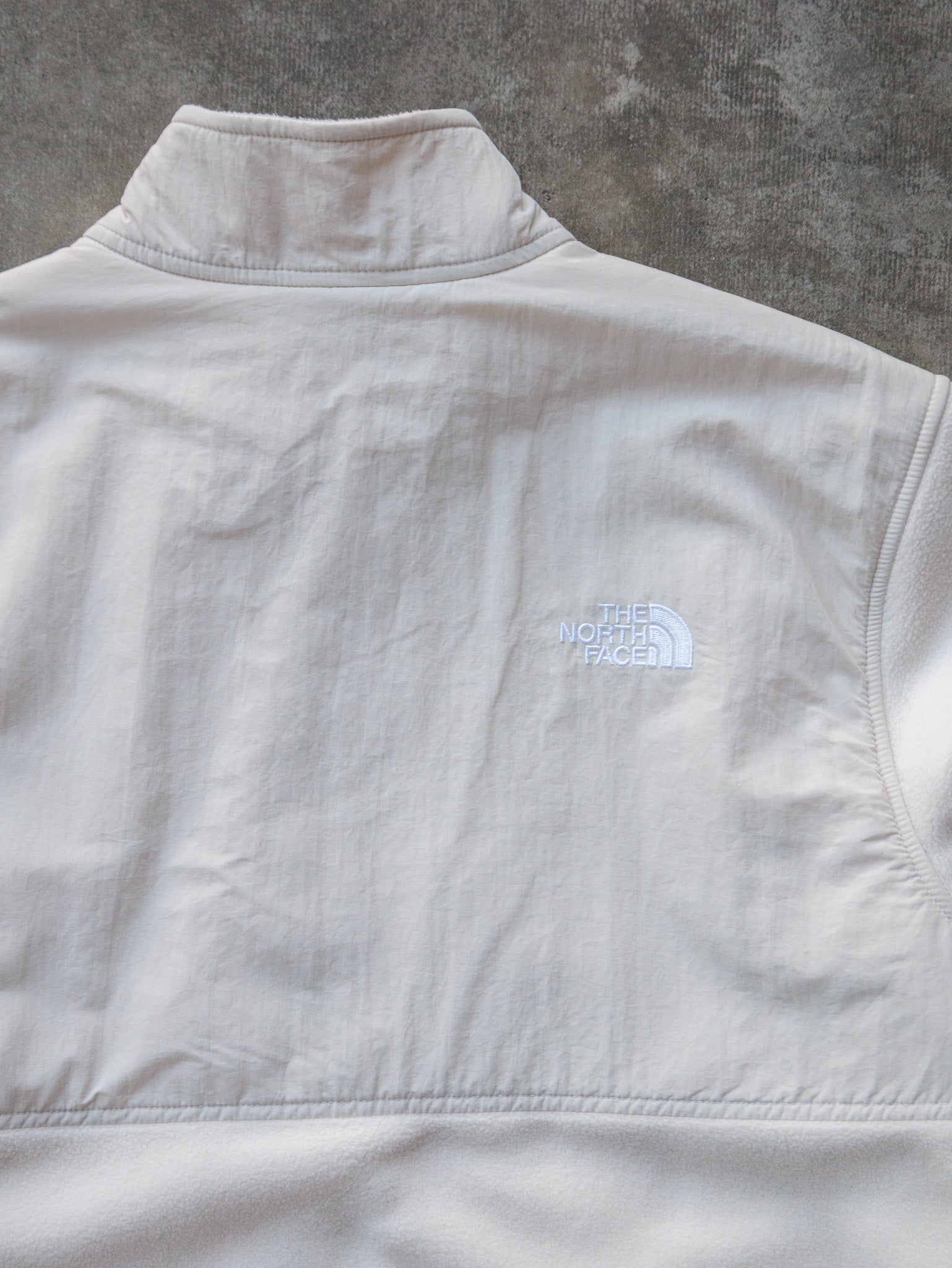 Vintage White The North Face Denali Fleece Jacket (M)