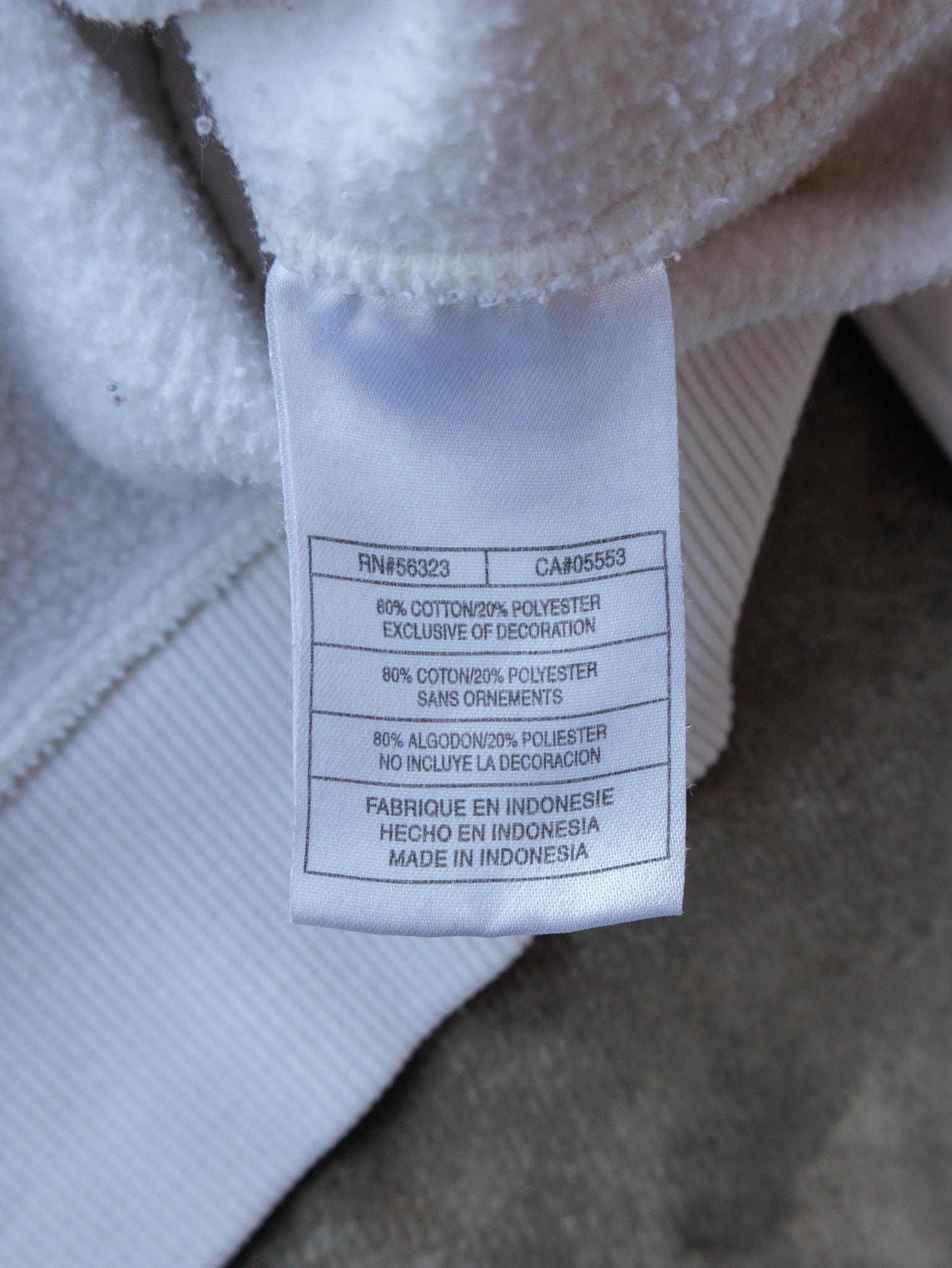 Vintage White Nike Hoodie (XL)