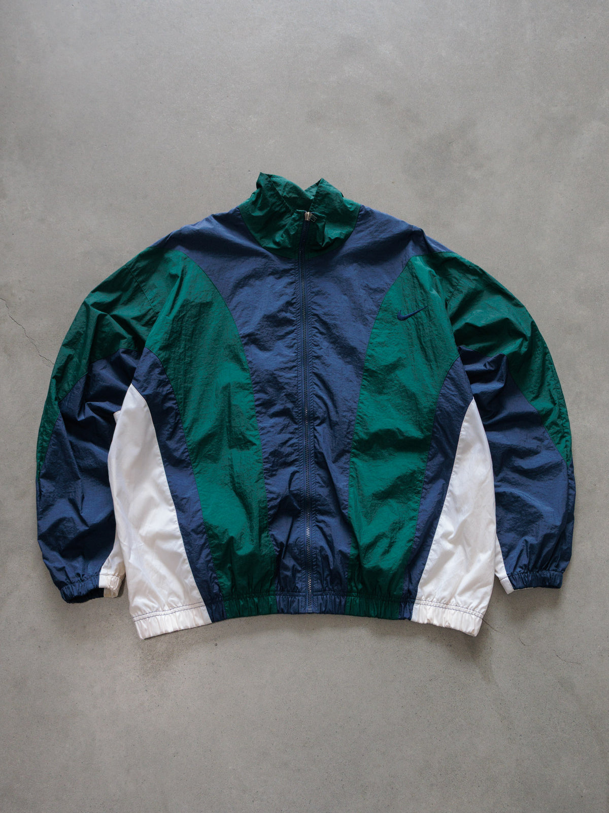 Vintage Navy Nike Colourblock Windbreaker (-)