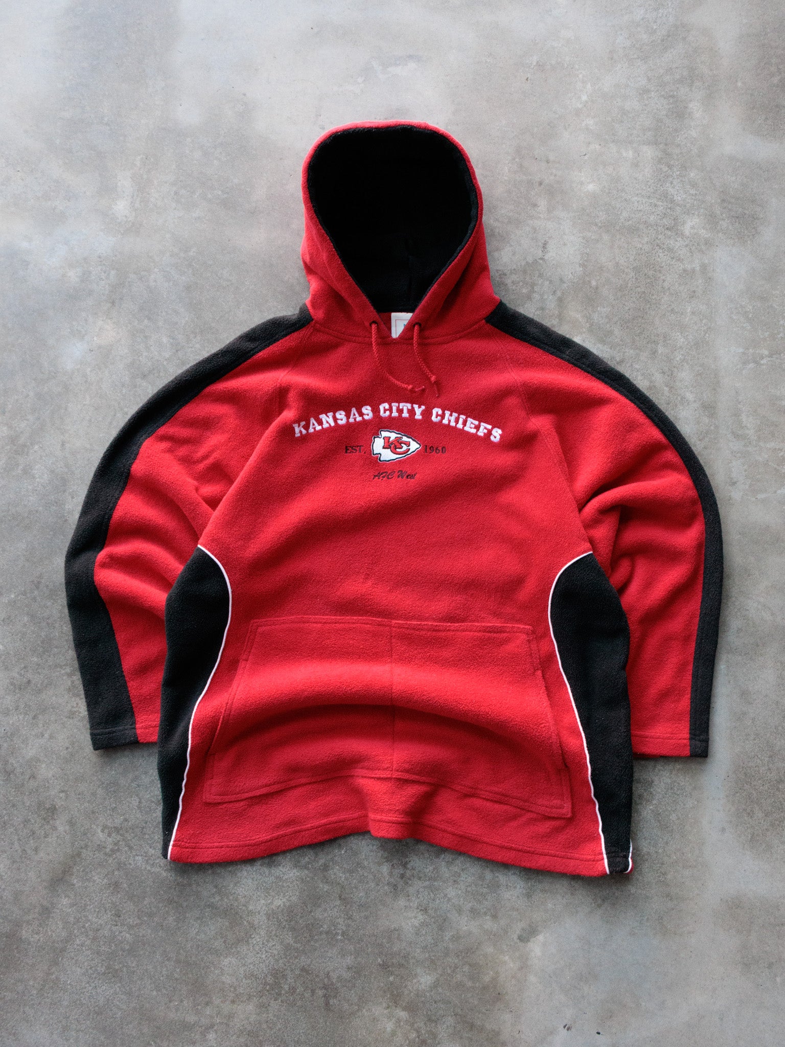 Vintage 00s Kansas City Chiefs Fleece Hoodie (XL)