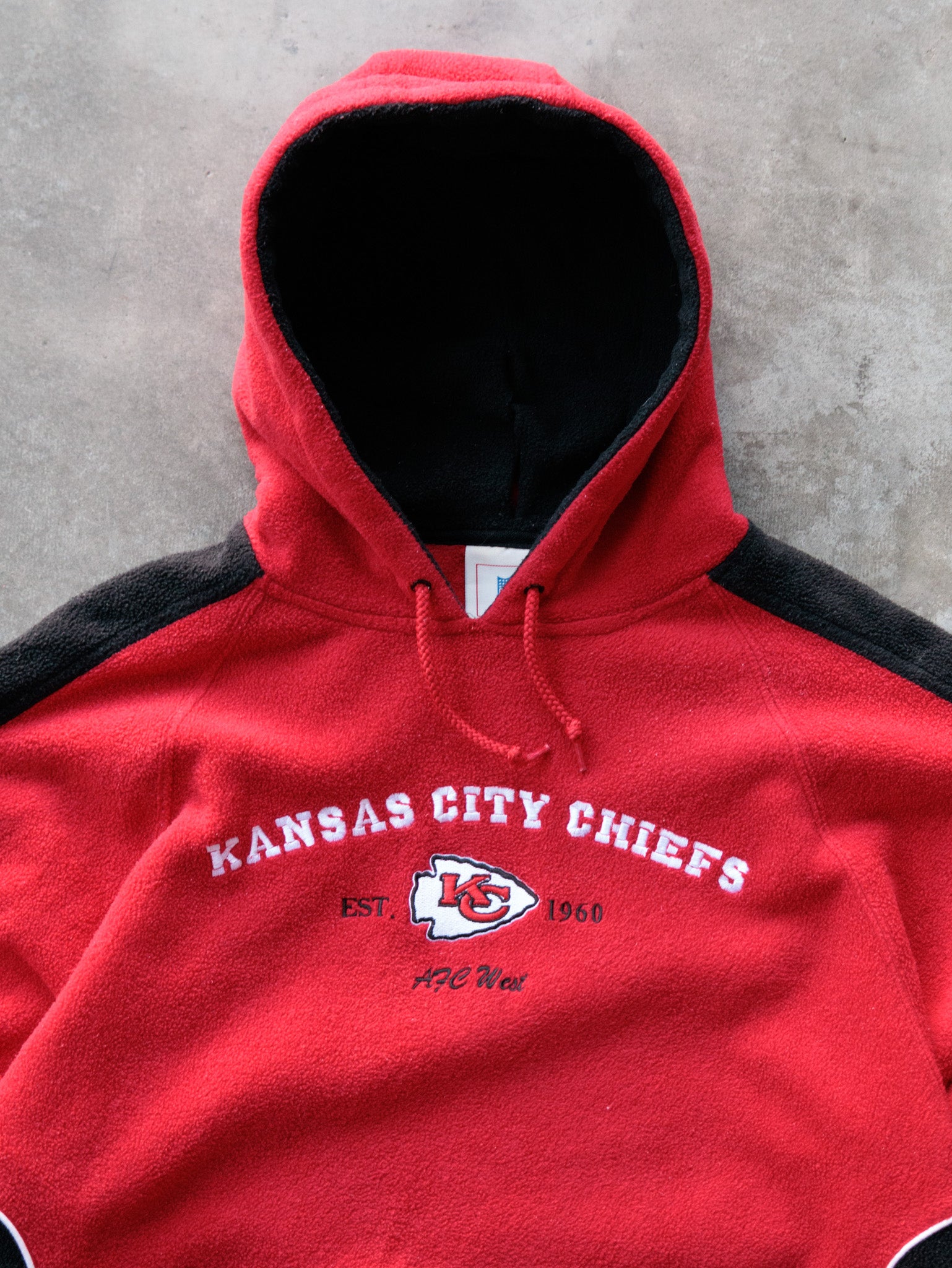Vintage 00s Kansas City Chiefs Fleece Hoodie (XL)