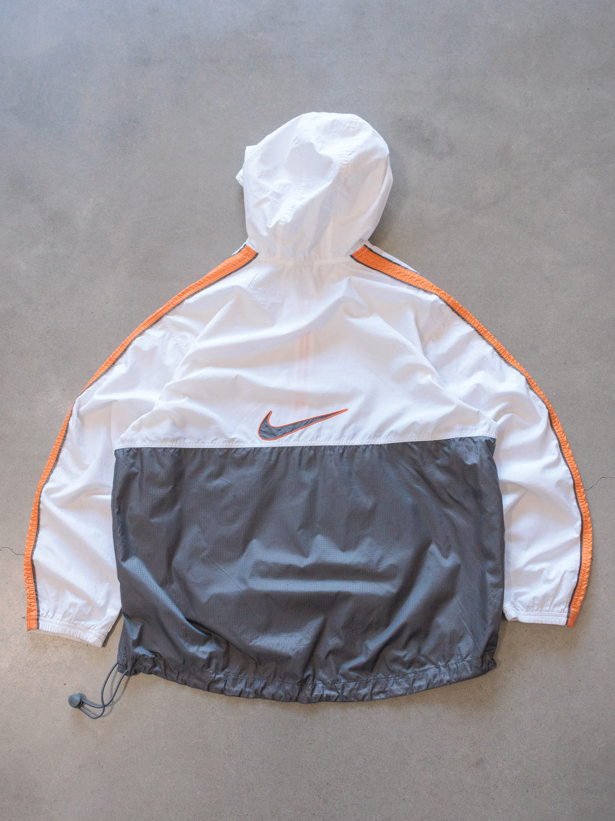 Vintage 00s White Nike Colourblock Windbreaker (12-14Y)
