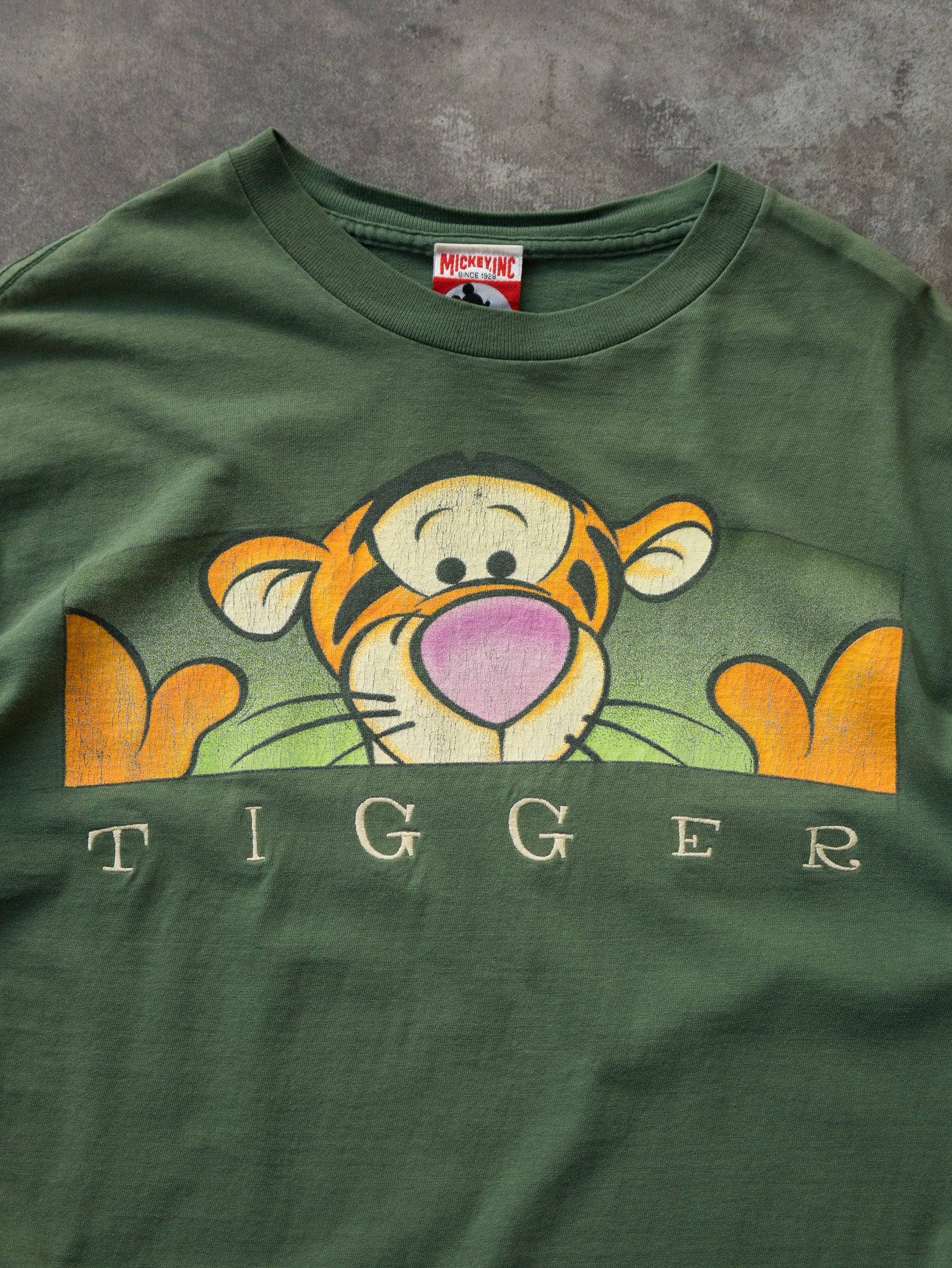 Vintage 90s Green Tigger Tee (XL)