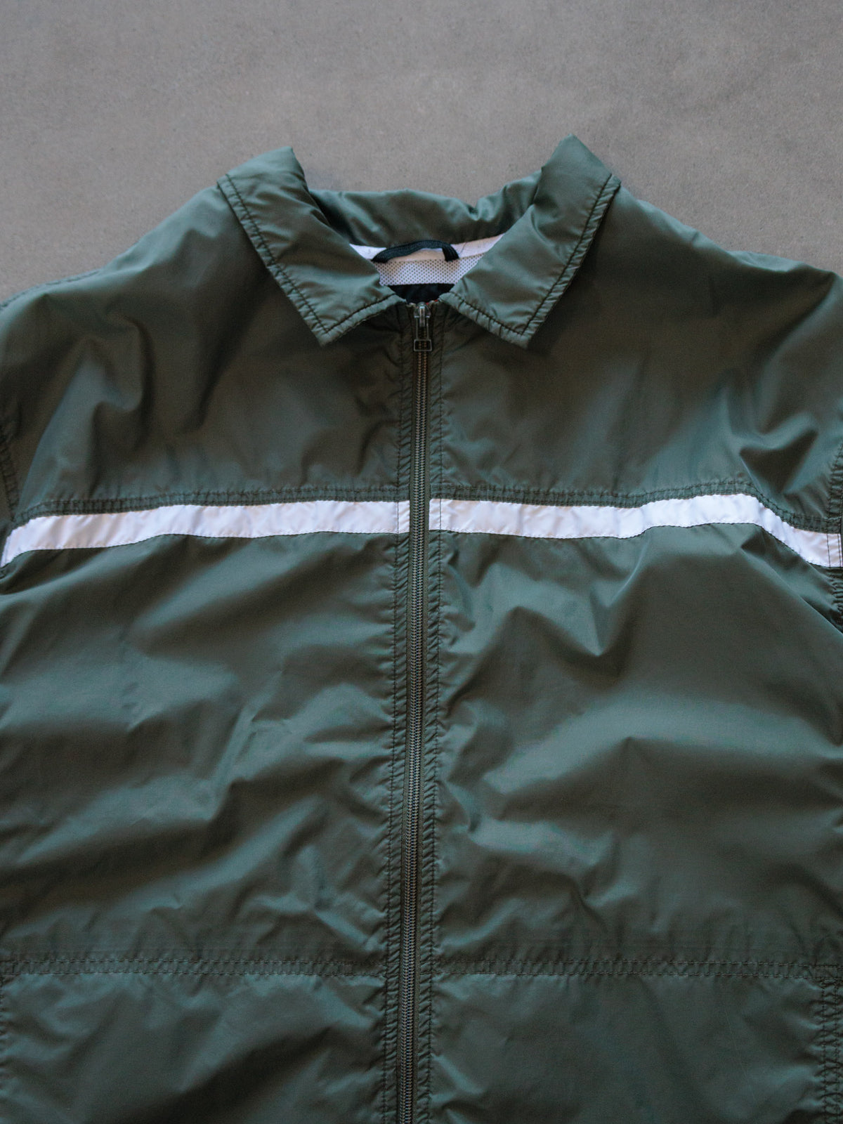 Vintage 00s Green Nike Colourblock Windbreaker (XL)