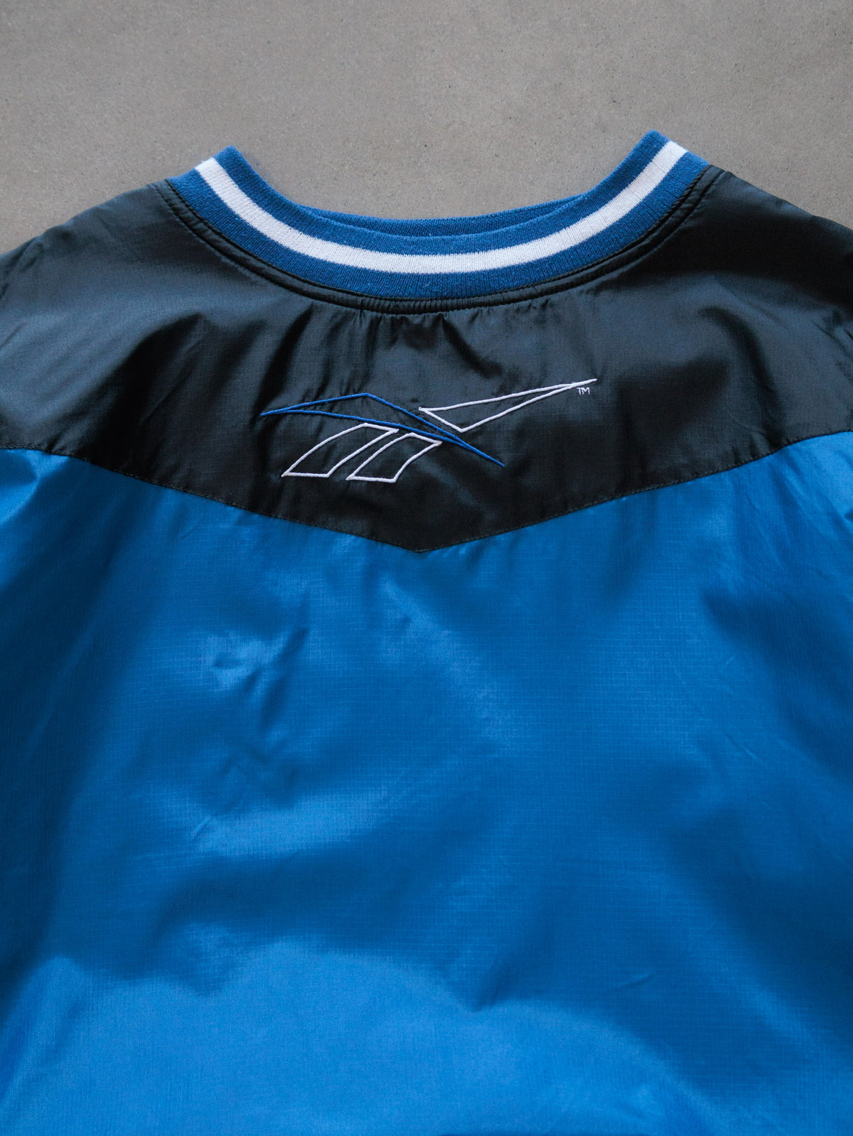 Vintage 90s Blue Reebok Colourblock Jacket (L)