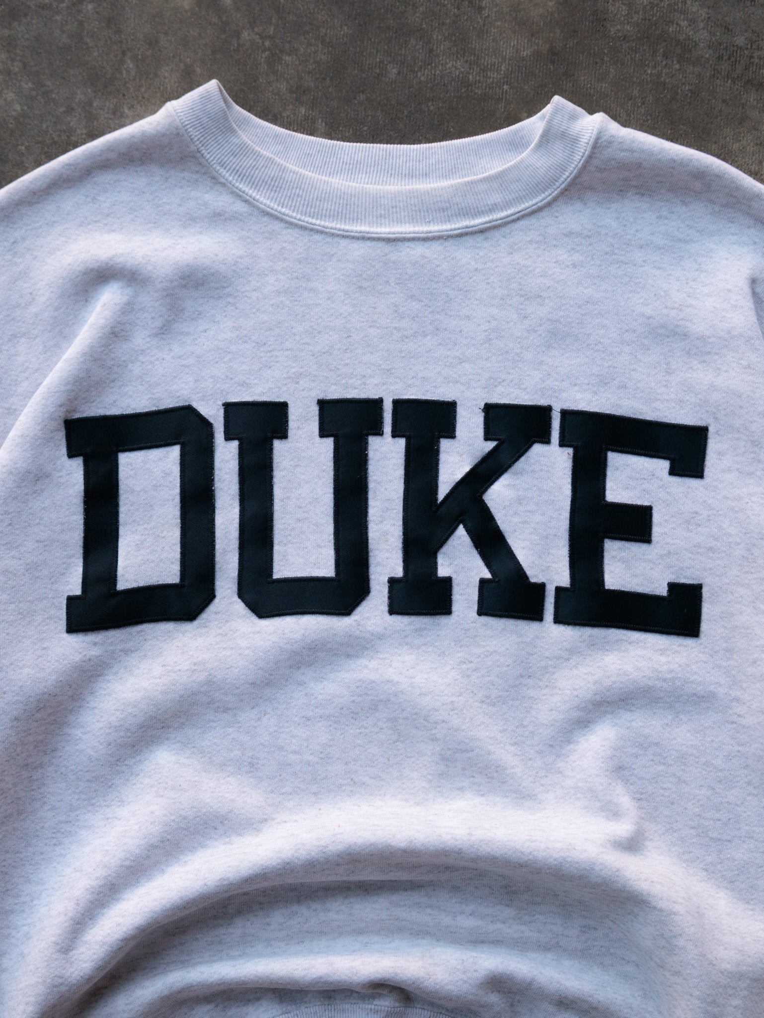 Vintage 90s Grey Duke University Sweatshirt (L)