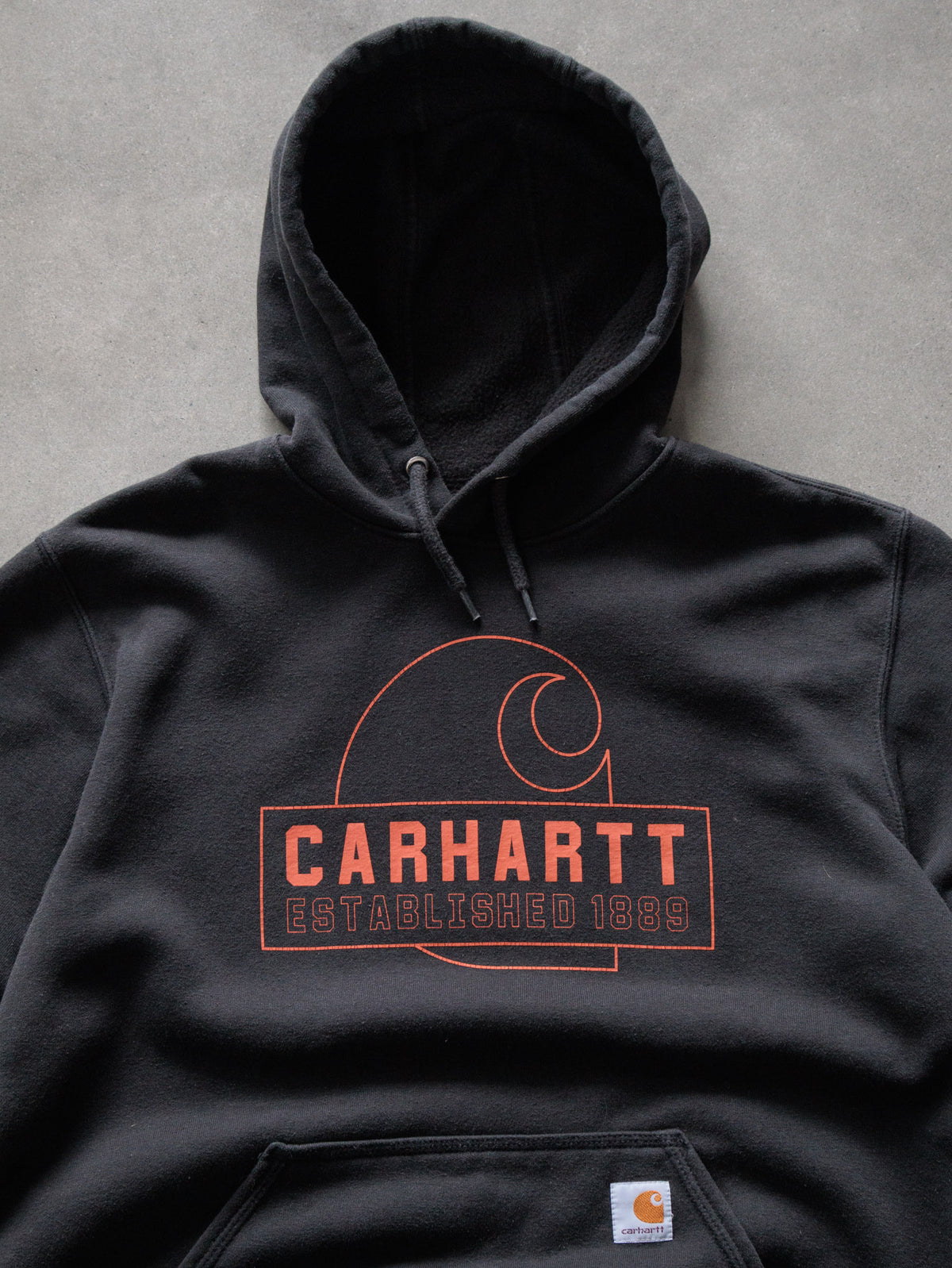 Vintage Black Carhartt Hoodie (M)