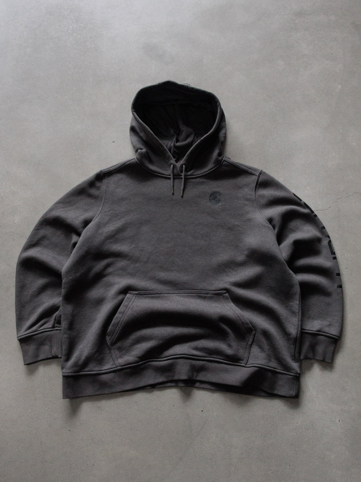 Vintage Grey Carhartt Hoodie (Women's 2XL)