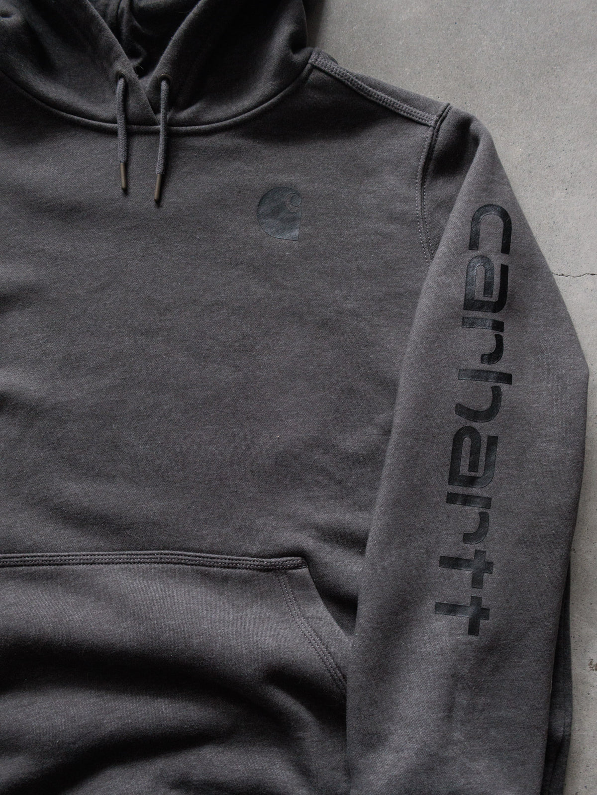Vintage Grey Carhartt Hoodie (Women's 2XL)