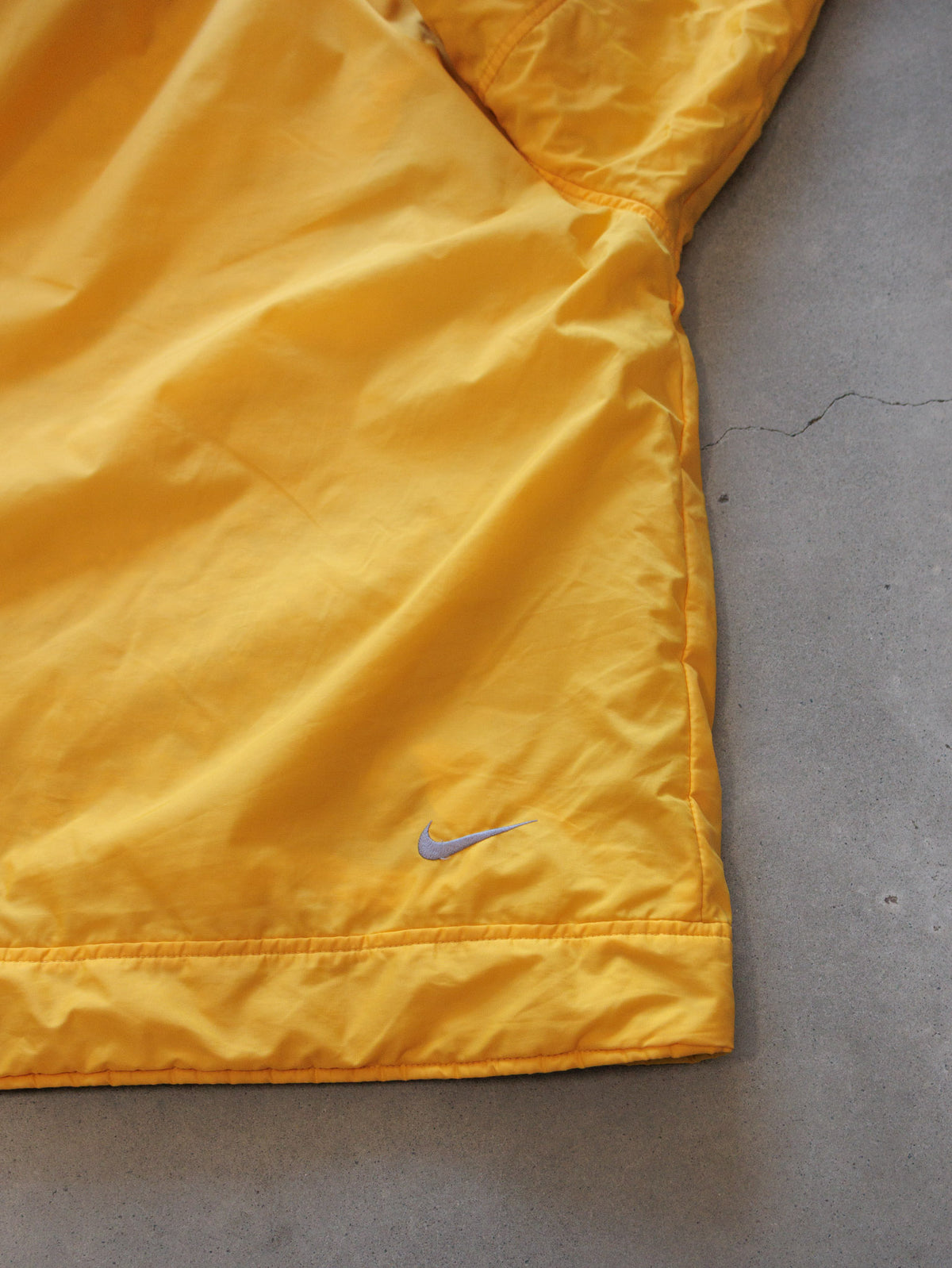 Vintage 90s Yellow & Grey Nike Reversible Jacket (L)