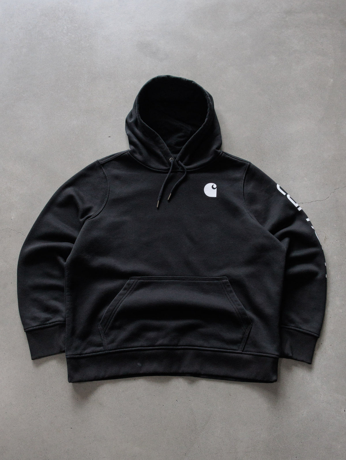 Vintage Black Carhartt Hoodie (Women's XL)
