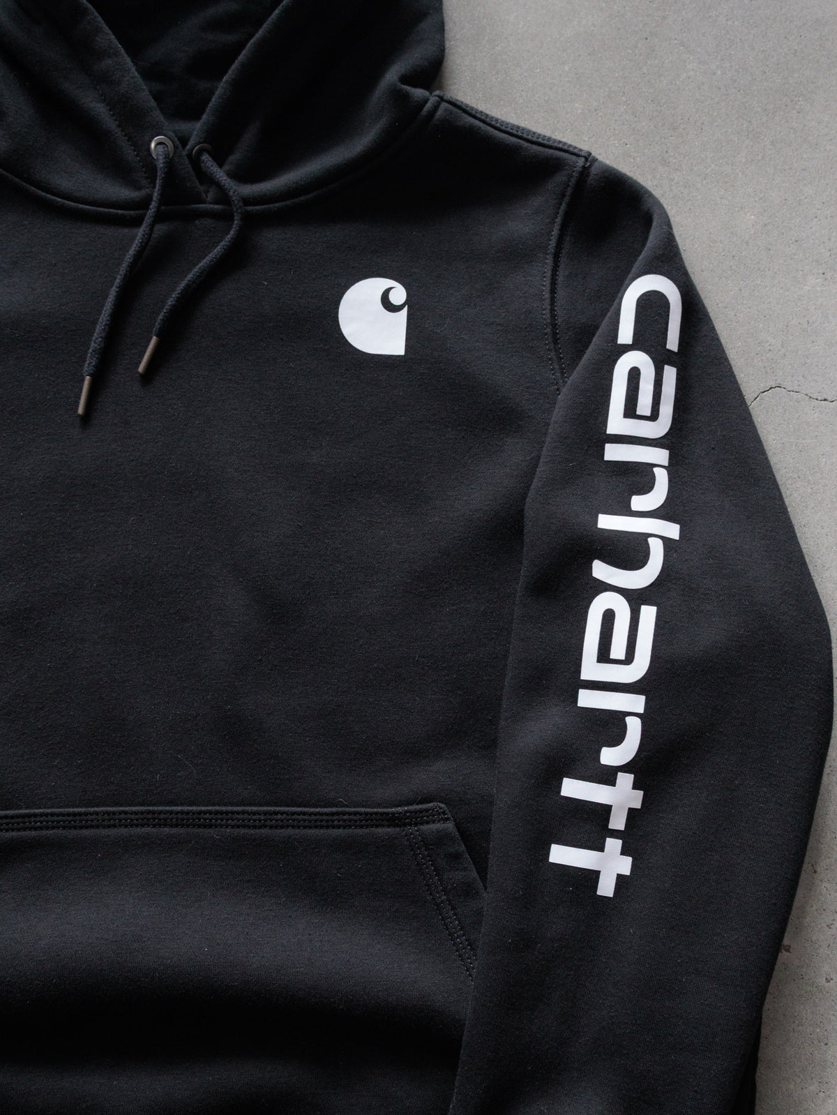 Vintage Black Carhartt Hoodie (Women's XL)