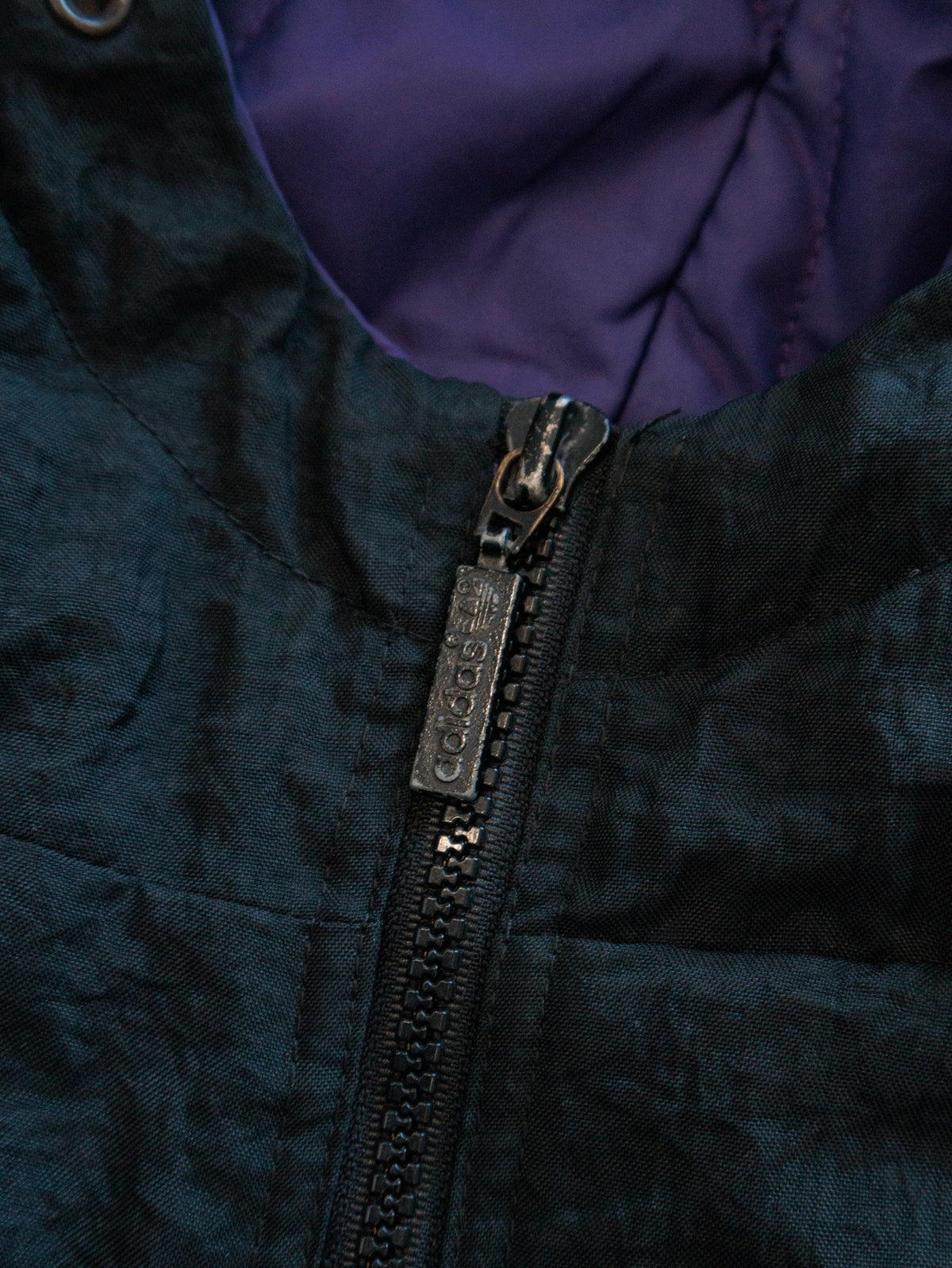 Vintage 90s Green Adidas Hooded Jacket (-)