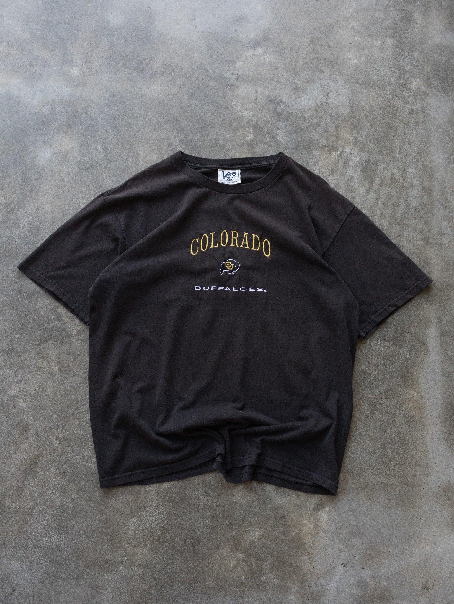 Vintage 90s Faded Black Colorado Buffaloes Tee (XL)