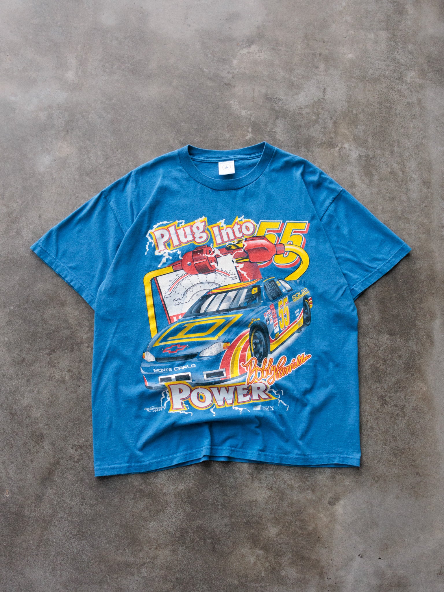Vintage 00s Blue Bobby Hamilton Graphic Tee (L)