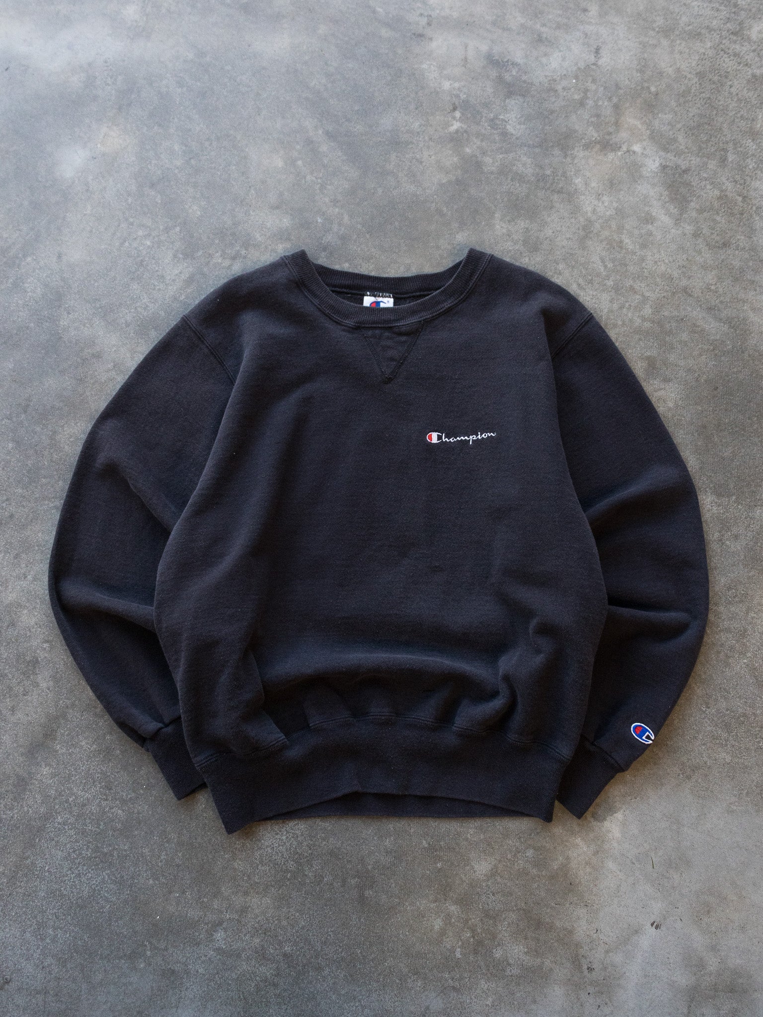 Vintage Black Champion Sweatshirt (M)