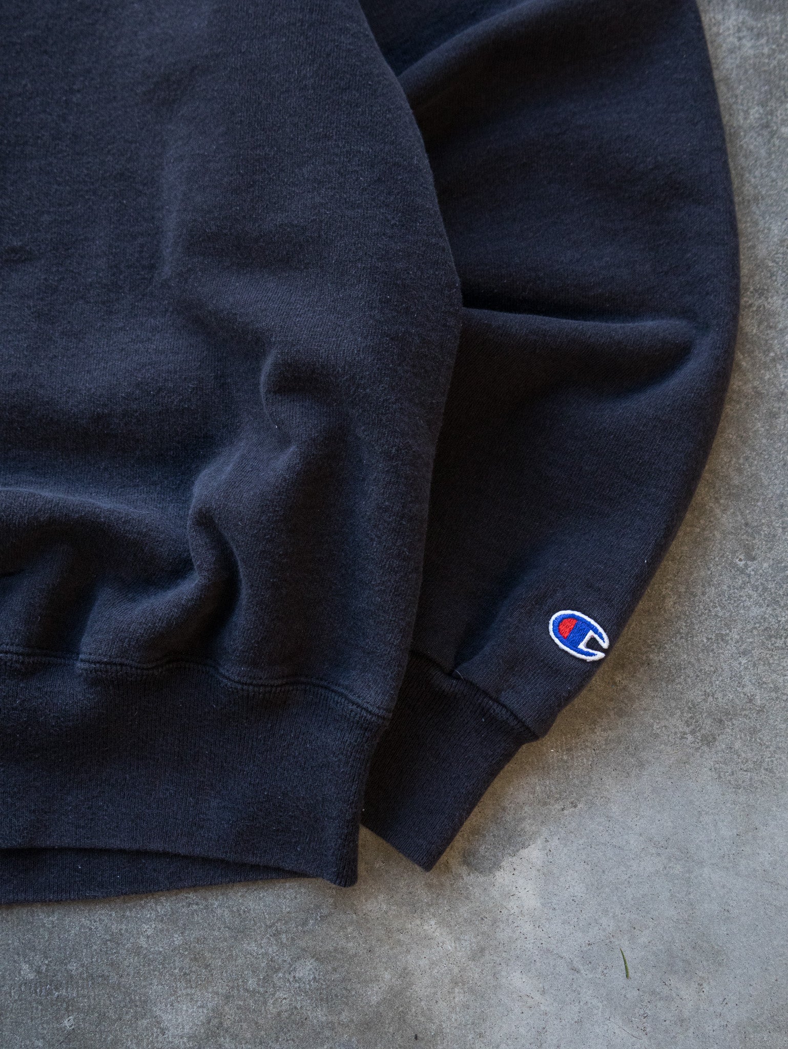 Vintage Black Champion Sweatshirt (M)