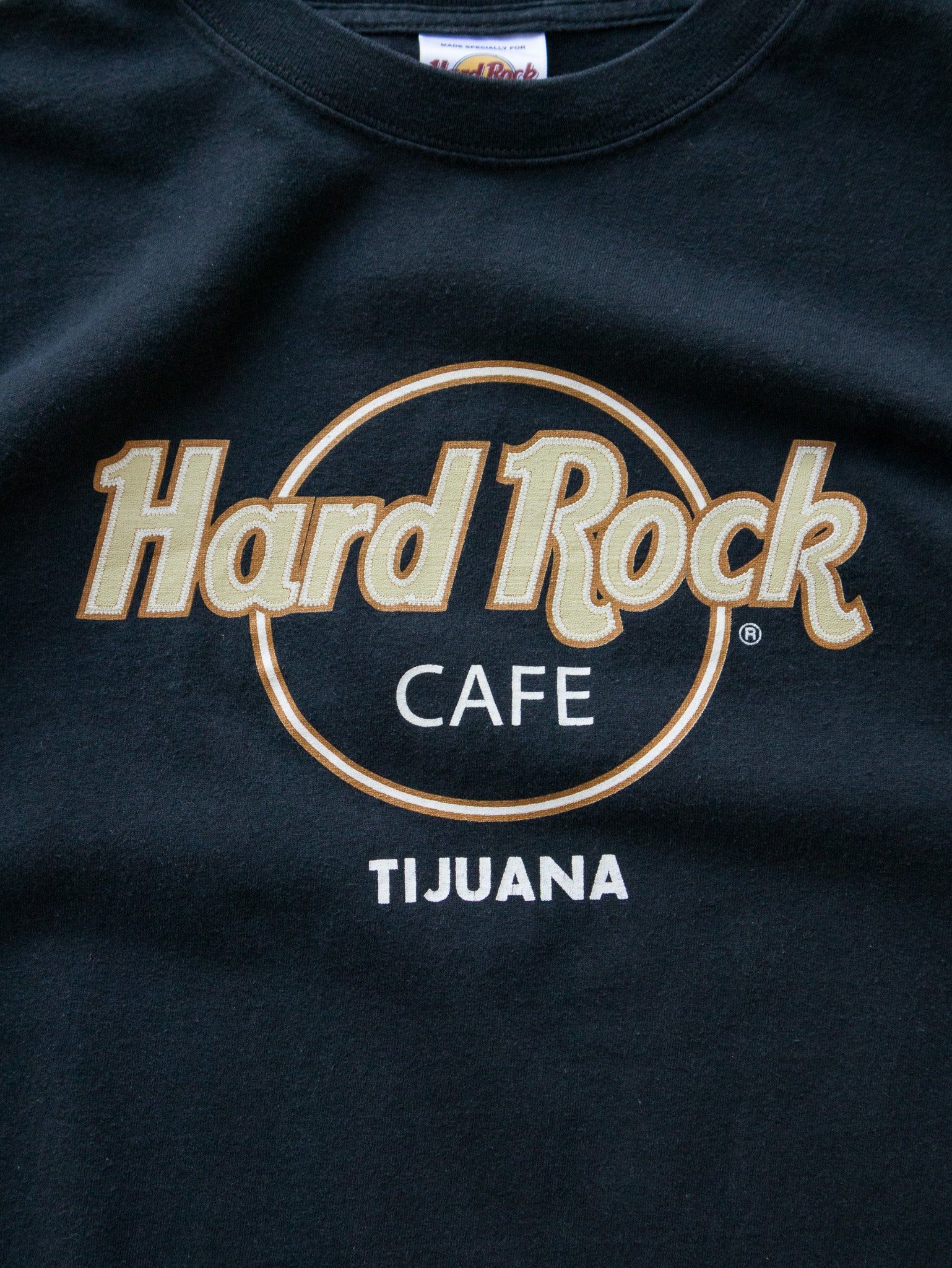 Vintage Black Hard Rock Cafe Tijuana Mexico Tee (L)