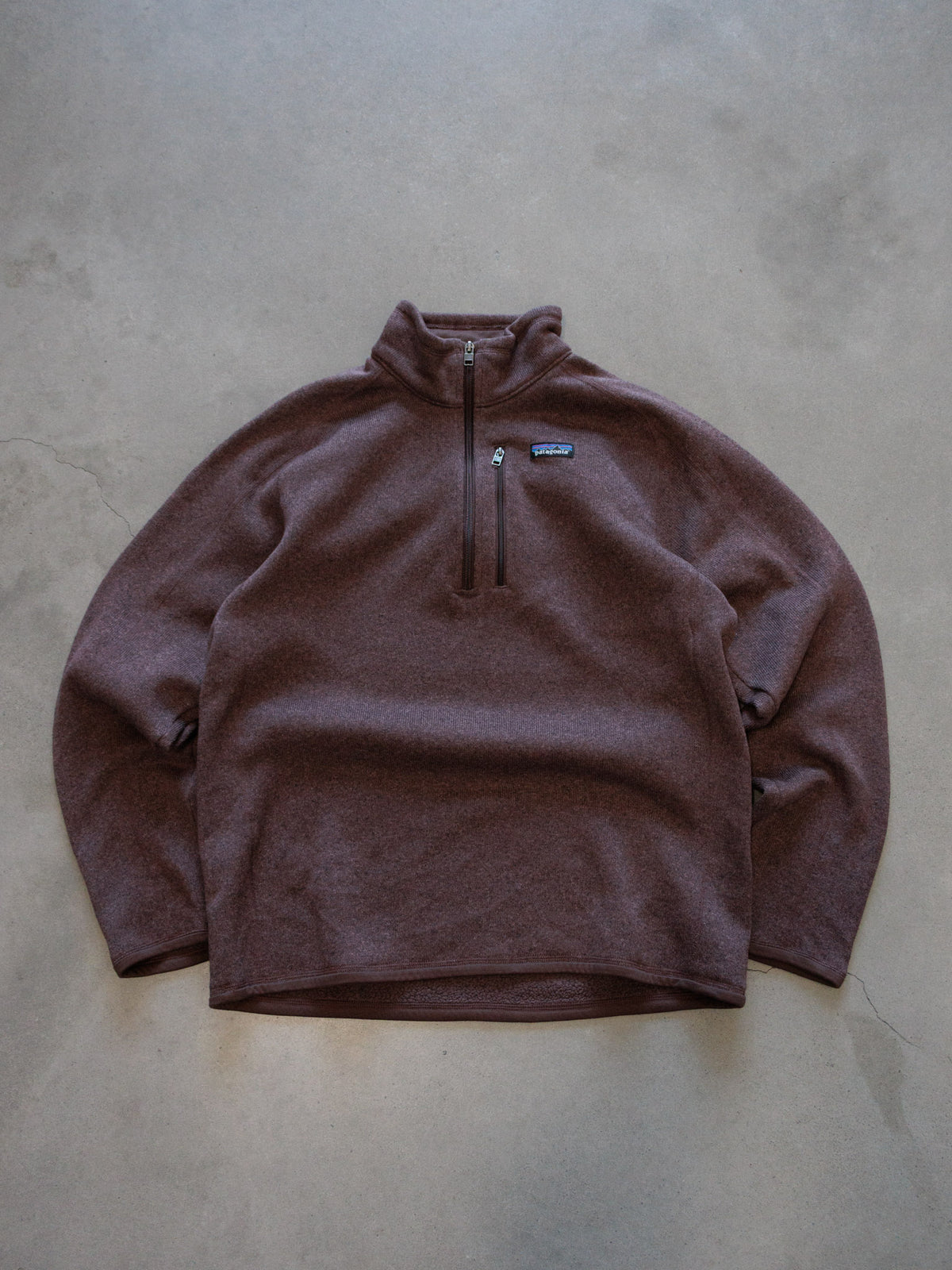 Vintage Brown Patagonia Fleece Quarter Zip (-)