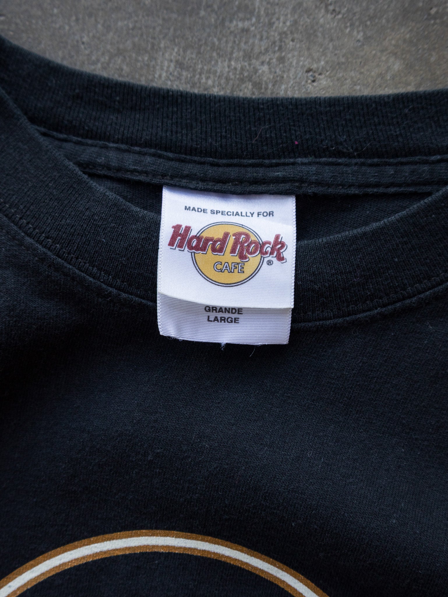Vintage Black Hard Rock Cafe Tijuana Mexico Tee (L)