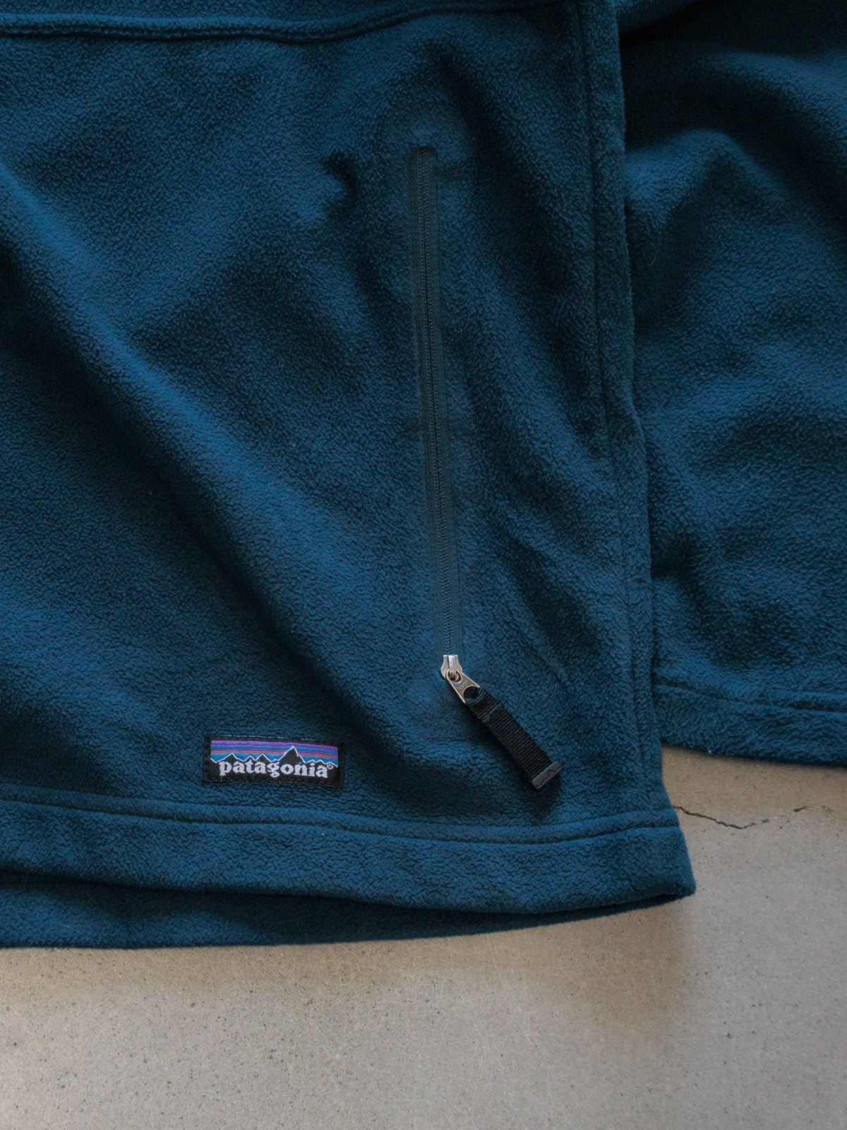 Vintage Navy Patagonia Synchilla Fleece Jacket (XL)
