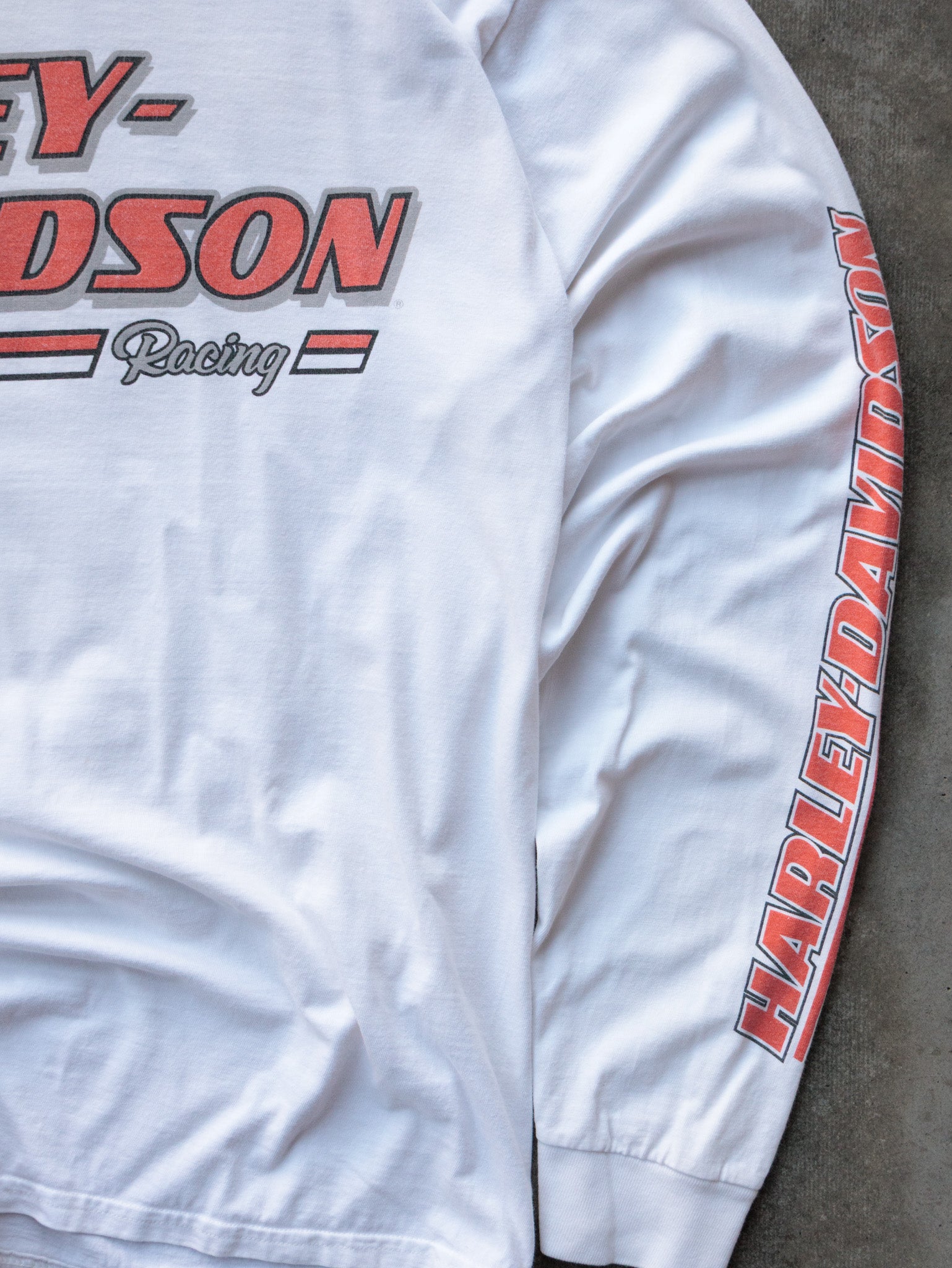 2015 White Harley-Davidson Racing Ogden Utah Long Sleeve (XL)