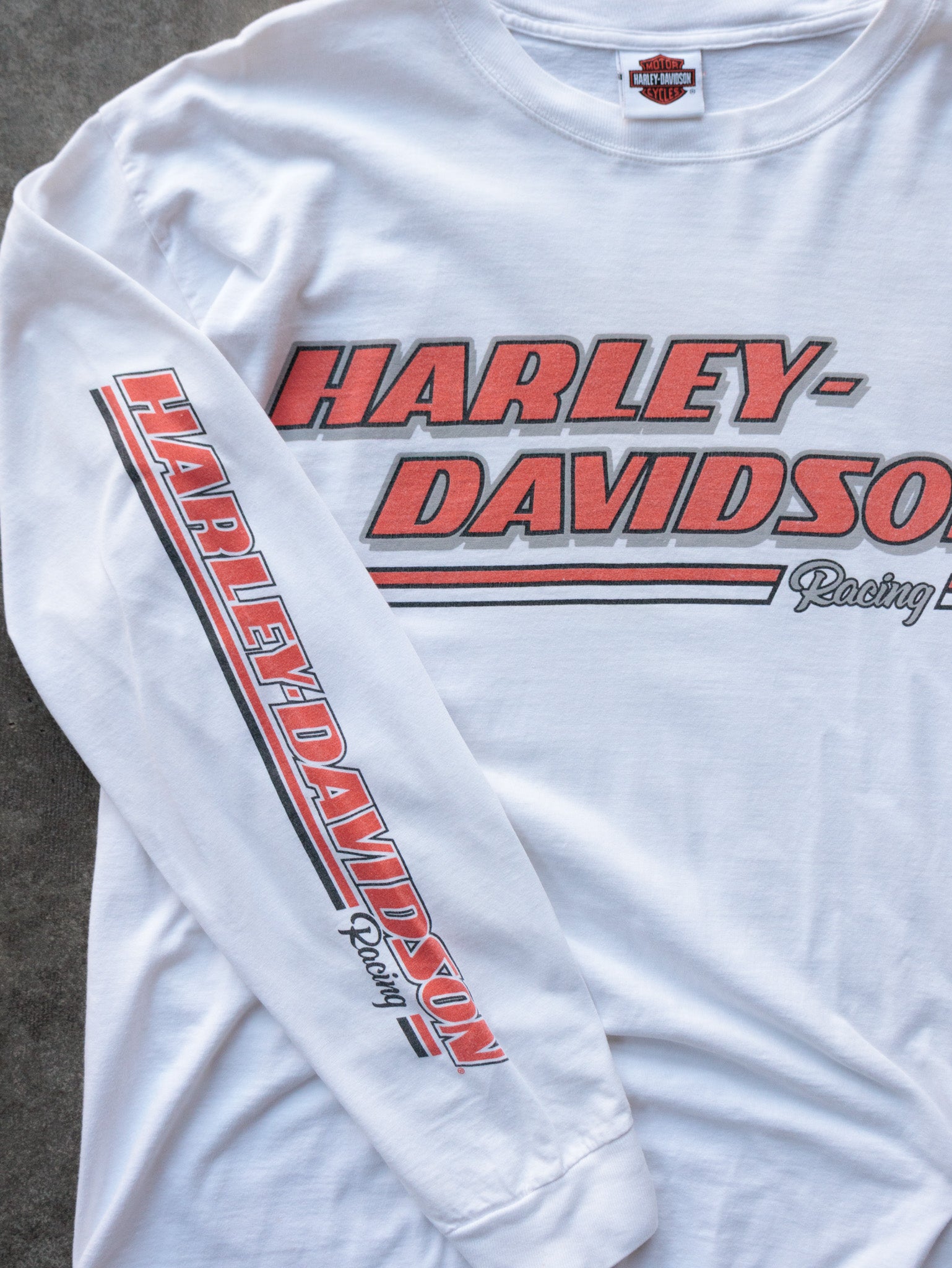 2015 White Harley-Davidson Racing Ogden Utah Long Sleeve (XL)
