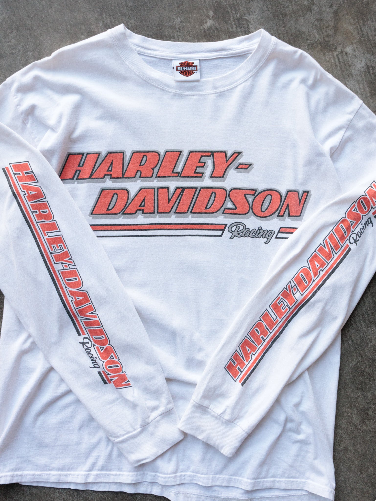 2015 White Harley-Davidson Racing Ogden Utah Long Sleeve (XL)