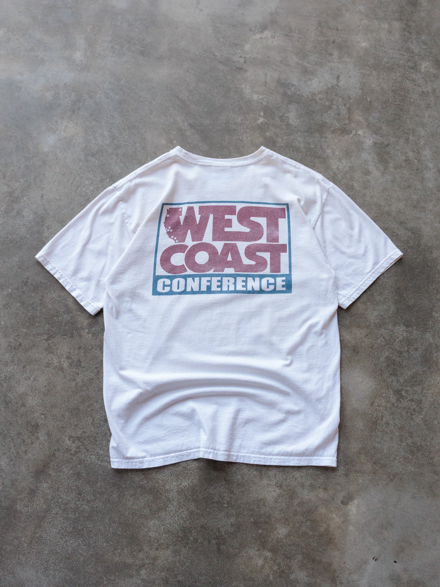 Vintage 00s White Gonzaga Bulldogs Basketball Tee (M)