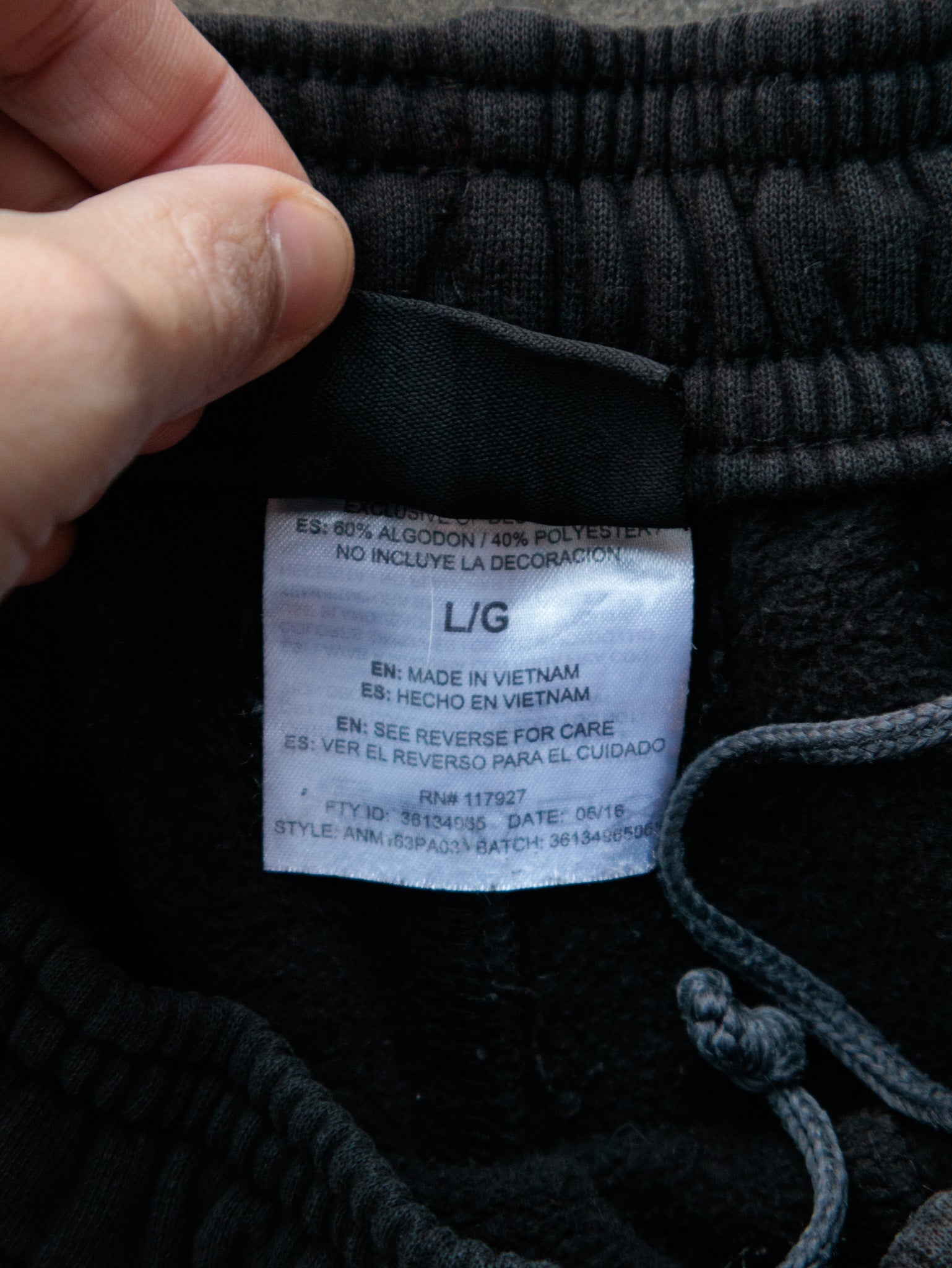 Black AND1 Cargo Sweatpants (L)