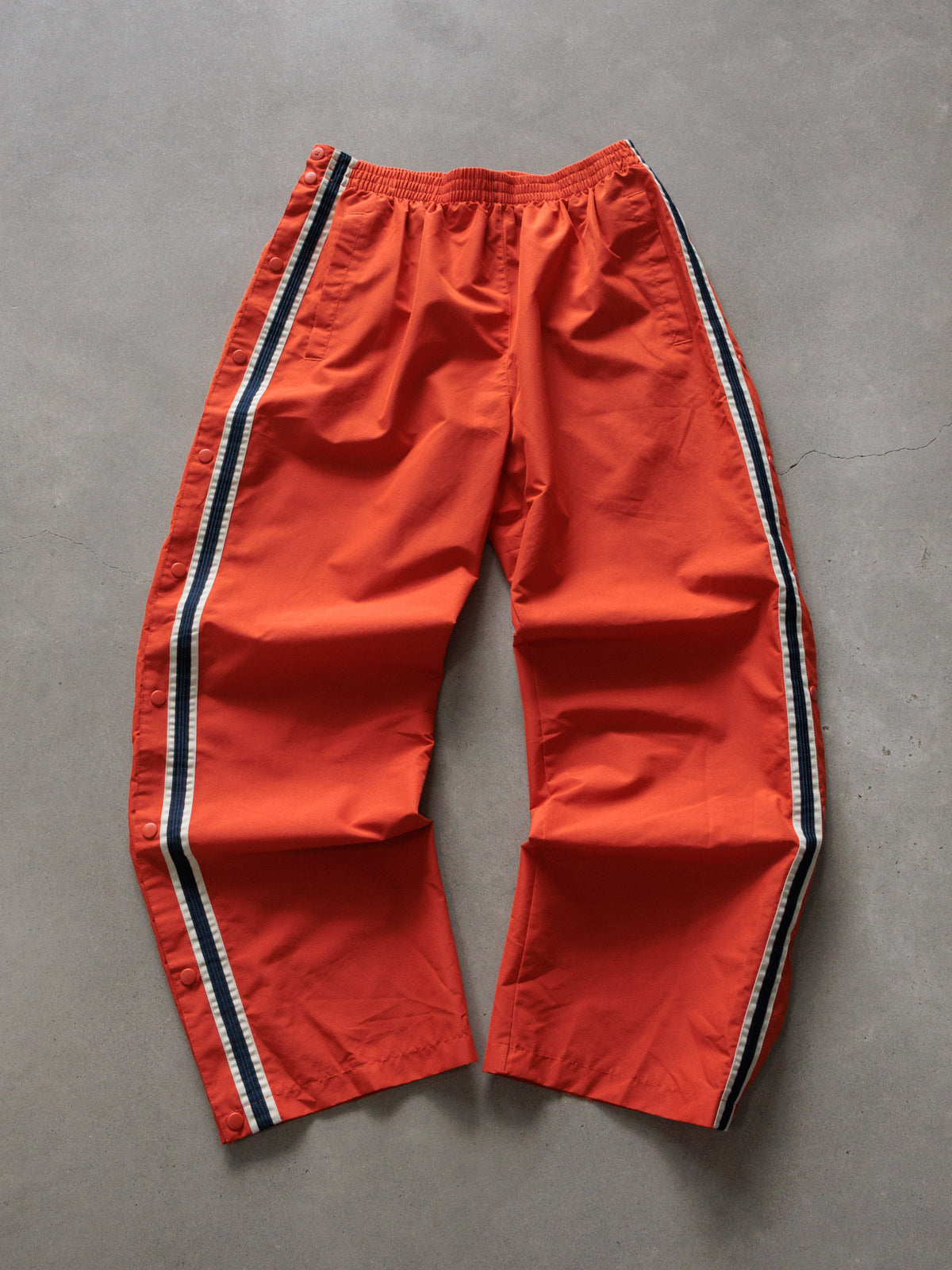 Vintage Orange Snap Track Pants (L)