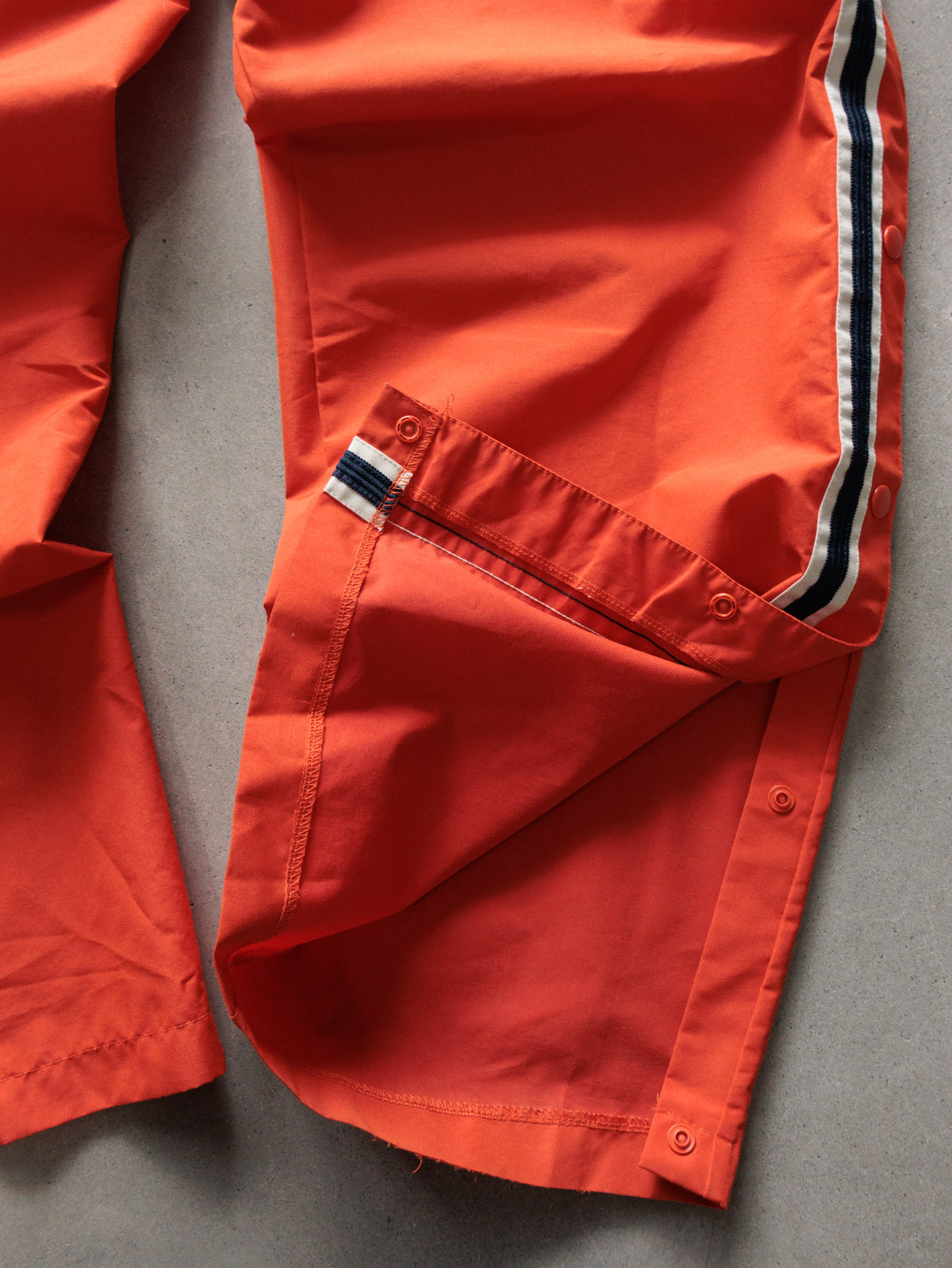 Vintage Orange Snap Track Pants (L)